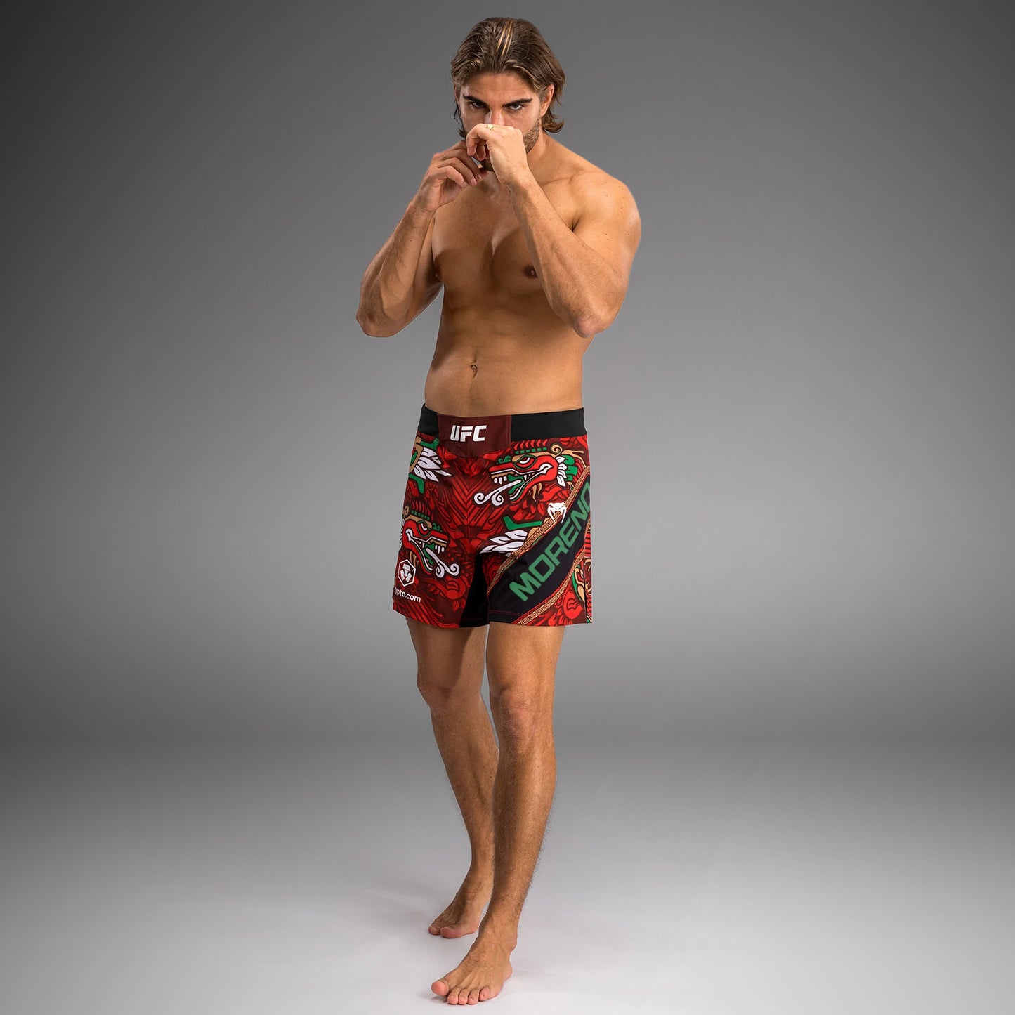 UFC Unrivaled by Venum Brandon Moreno Pantaloni da Combattimento Uomini - Rosso