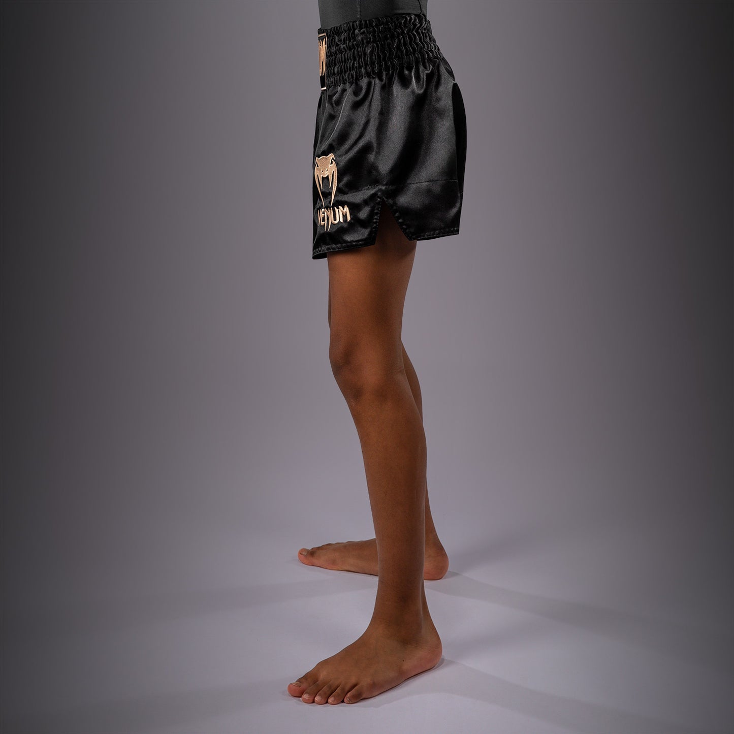 Venum Classic Pantaloncini Muay Thaï per bambini – Nero/Oro