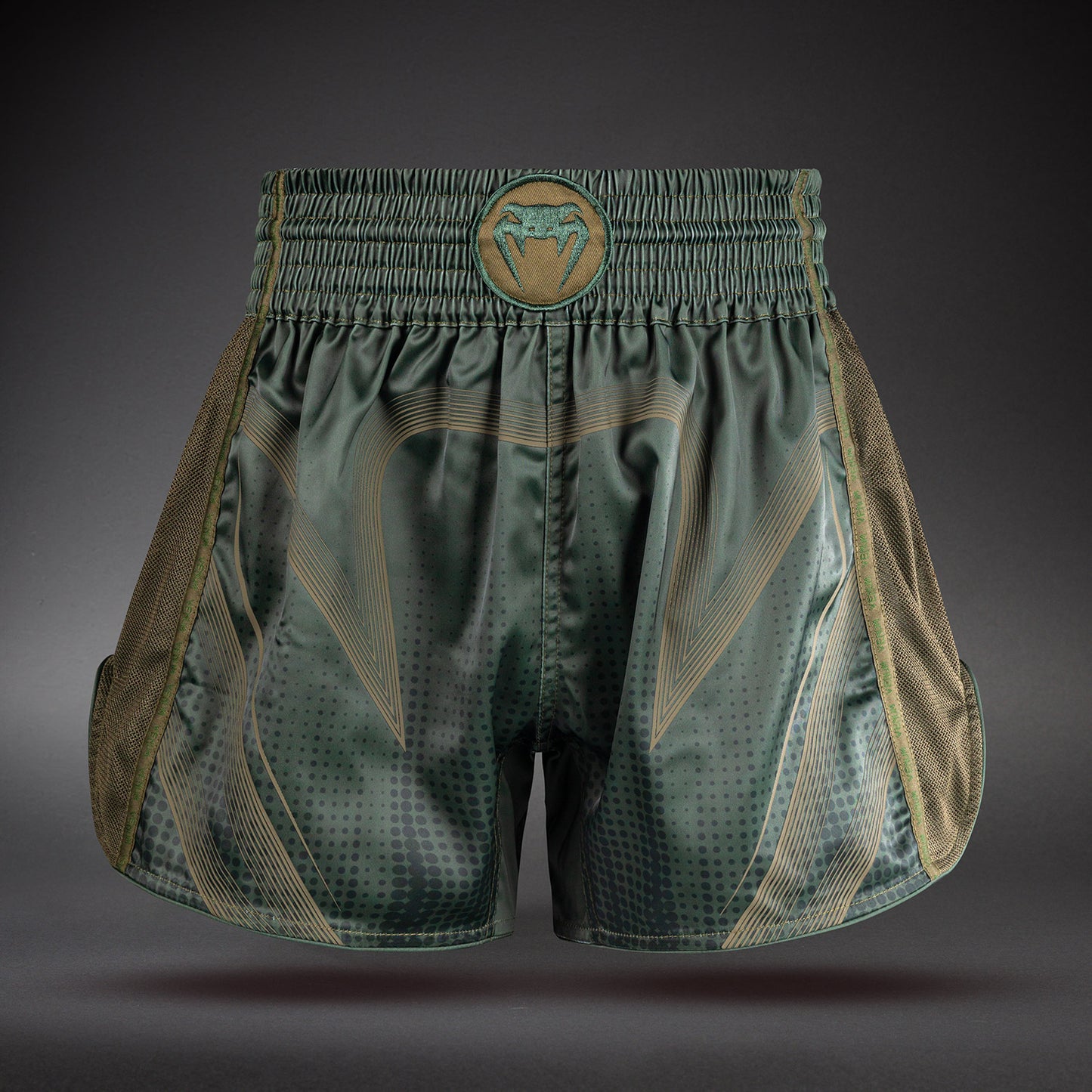 Venum Stealth Pantaloncini Muay Thaï – Kaki/Verde Scuro