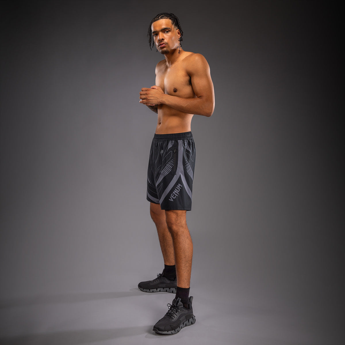 Venum Amazonia Reborn Pantaloncini da allenamento - Nero/Grigio