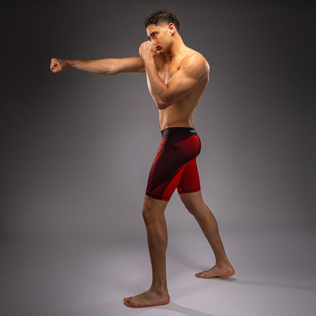 Venum Galactic 3.0 Pantaloncini a Compressione - Rosso/Argento