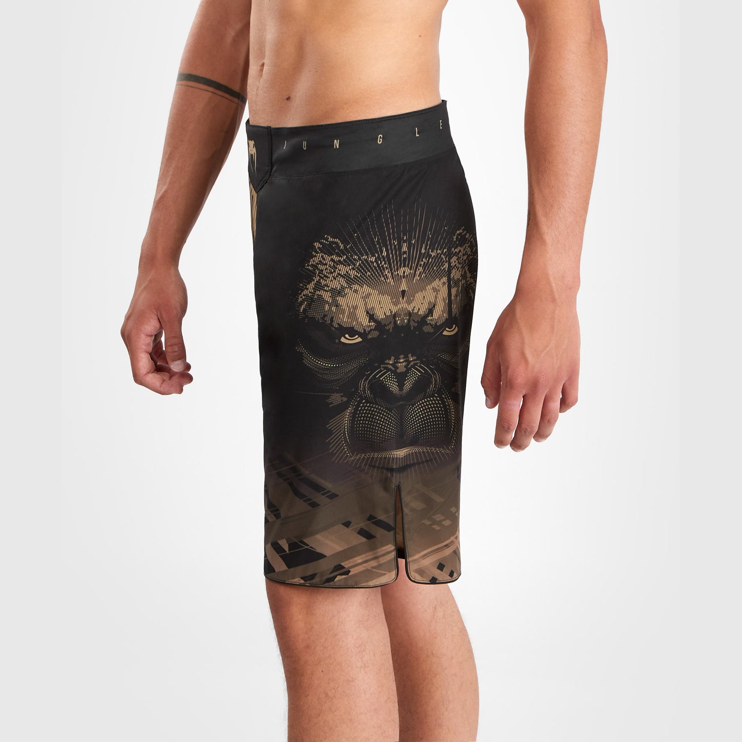 Venum Gorilla Jungle Pantaloncini da combattimento - Nero/Sabbia