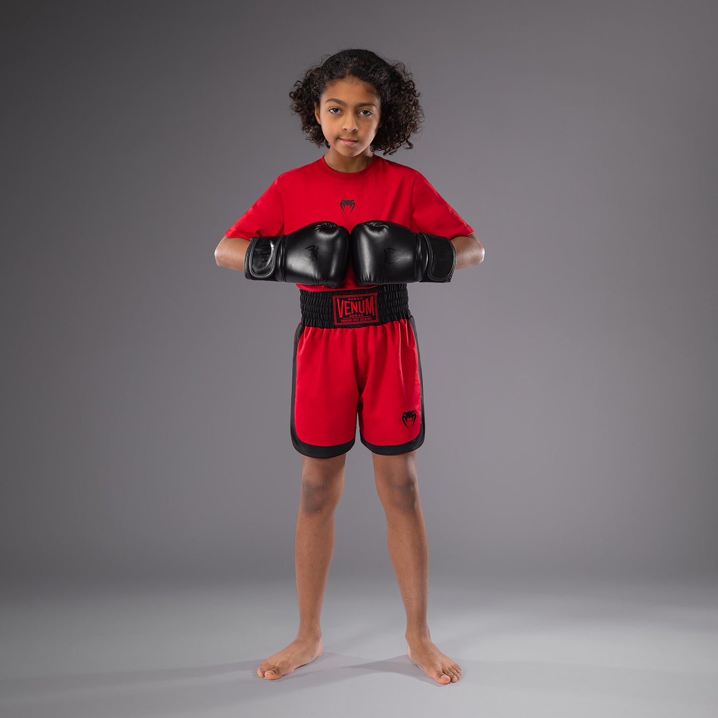 Venum Classic Pantaloncini da boxe per Bambini - Rosso ciliegia
