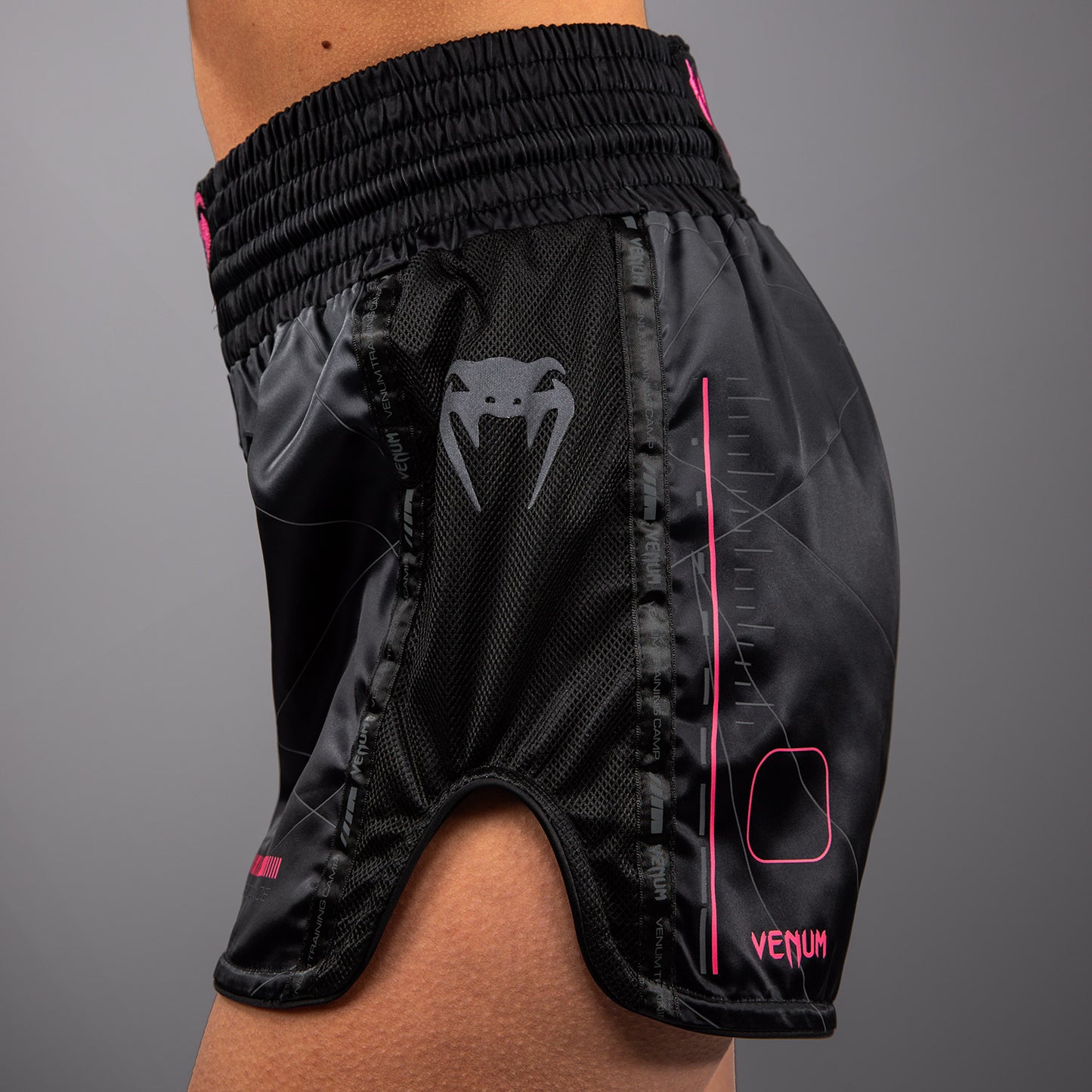 Venum Tactical XT Pantaloncini da Muay Thai da donna - nero/grigio tempesta