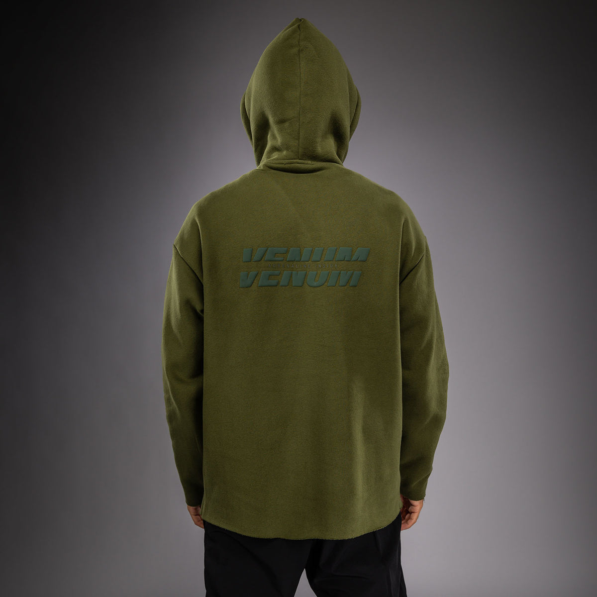 Venum Divide Winter Felpa con Cappuccio - Kaki