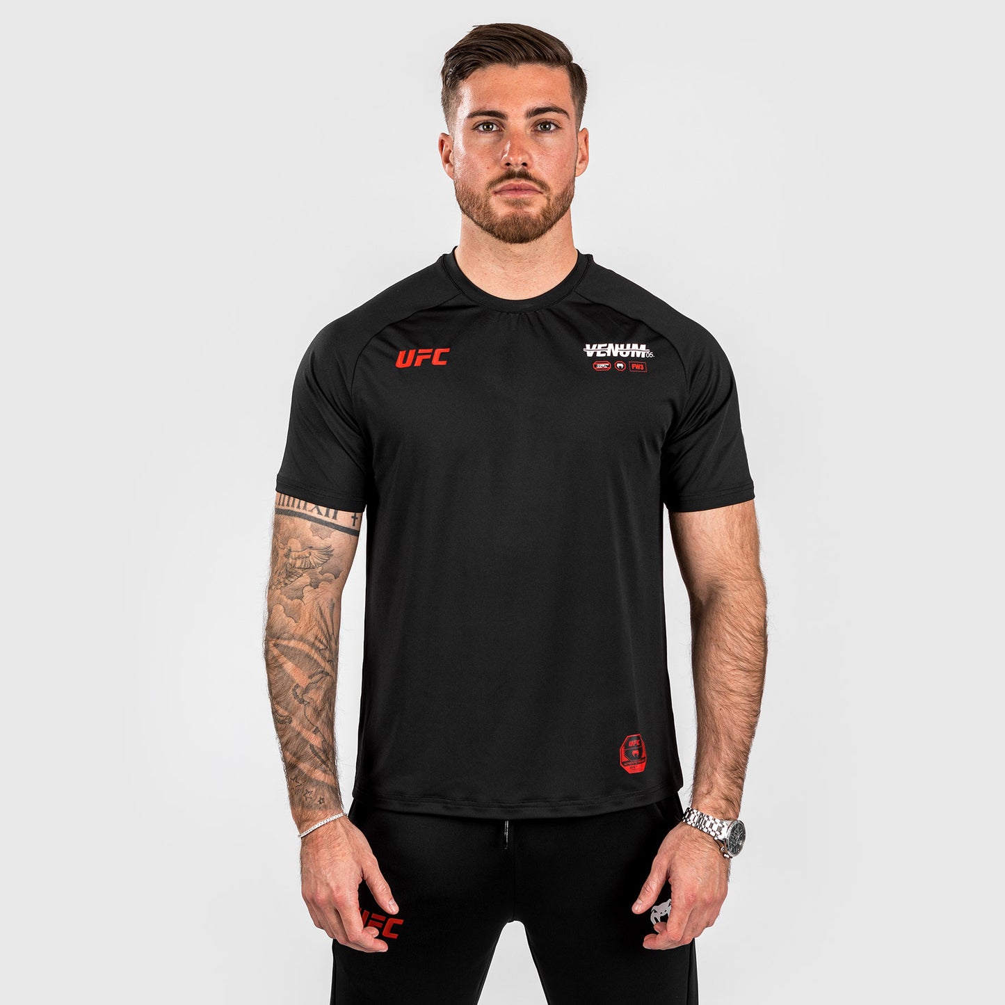 UFC Adrenaline by Venum Fight Week Maglietta Dry-tech da Uomo - Nero
