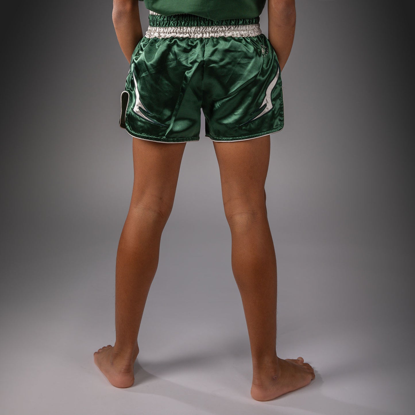 Venum Inferno Pantaloncini Muay Thaï – Verde Foresta/Avorio