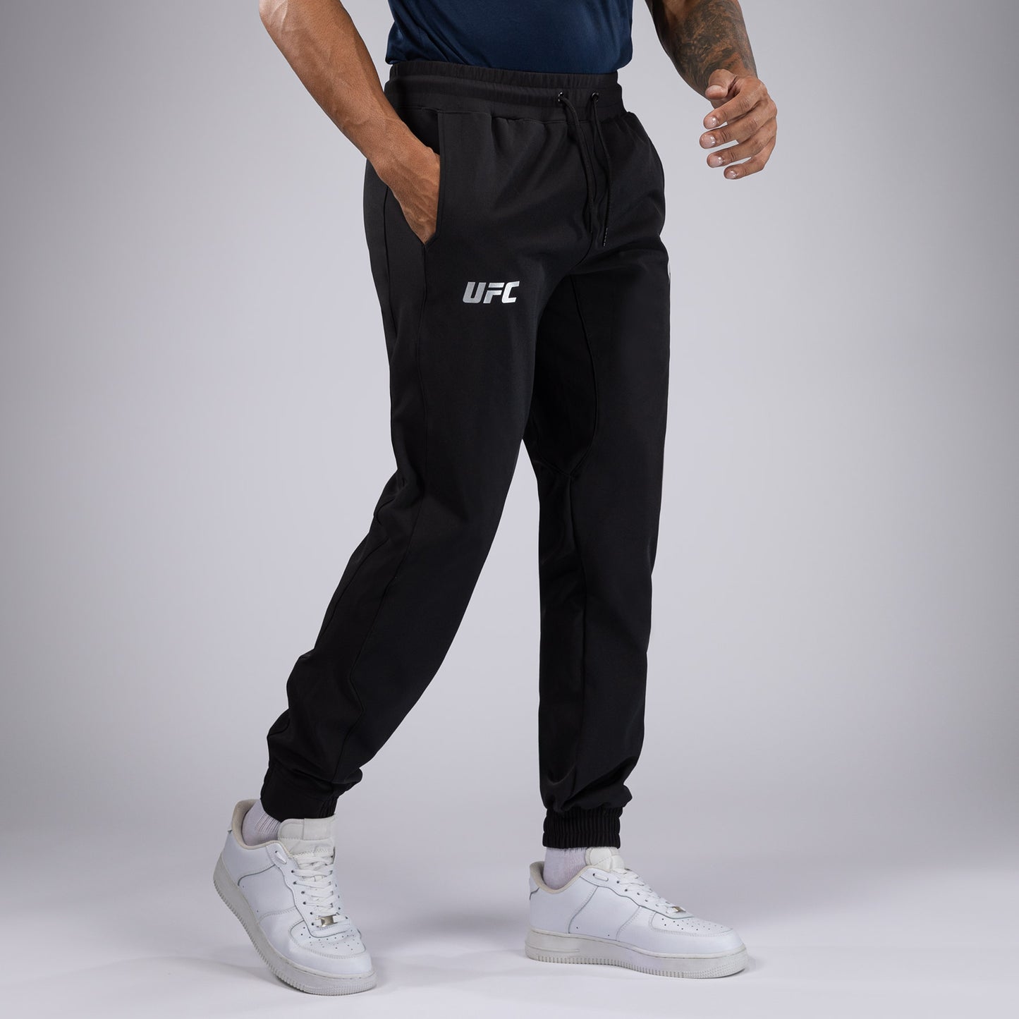 UFC Fusion by Venum Fight Week Uomo Pantalone da Uomo - Nero