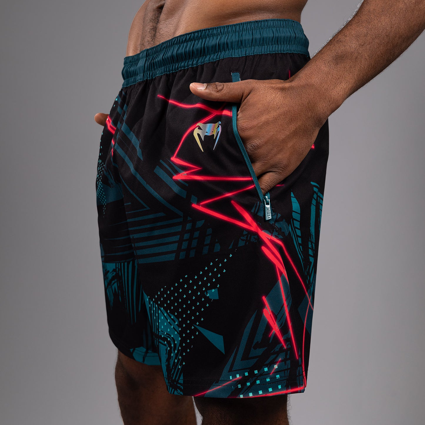 UFC Fusion By Venum Miami Edition Fight Week Performance Pantaloncini da uomo - Nero