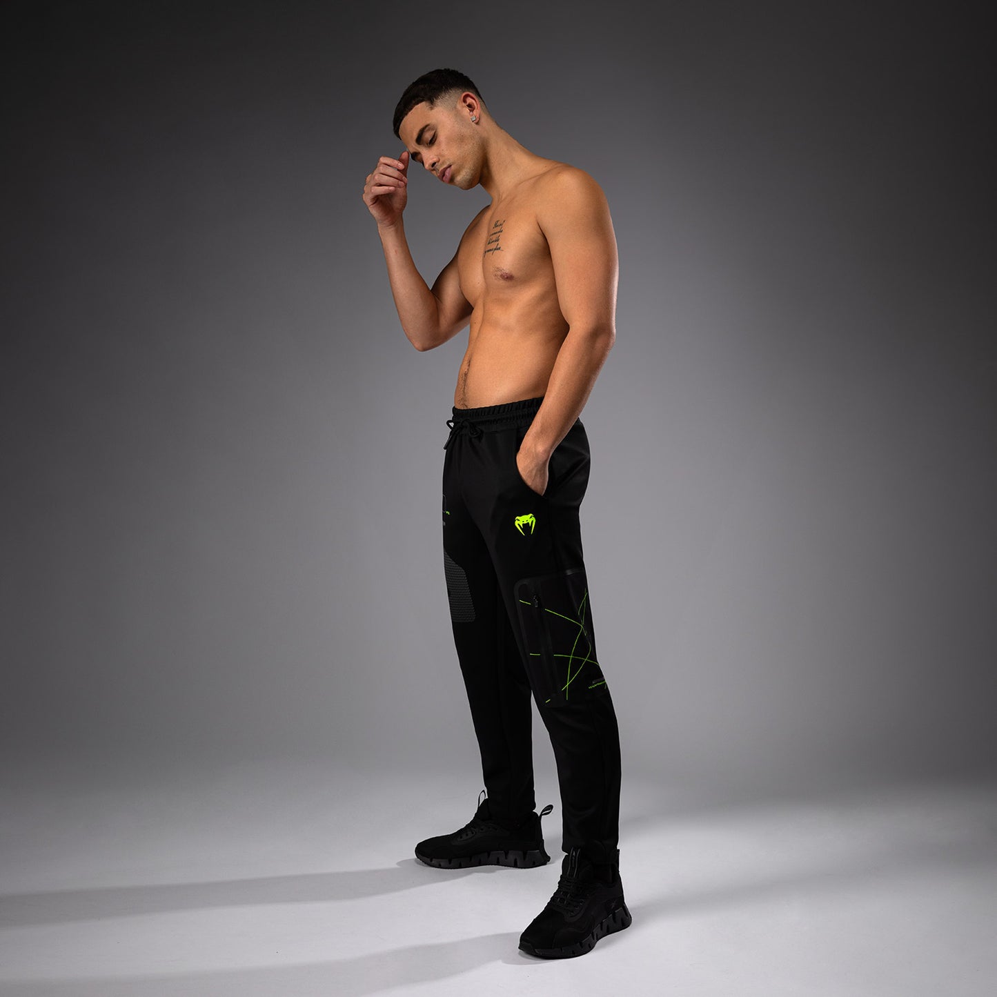 Venum Training Camp 4.0 Joggers - Nero/Neon Green