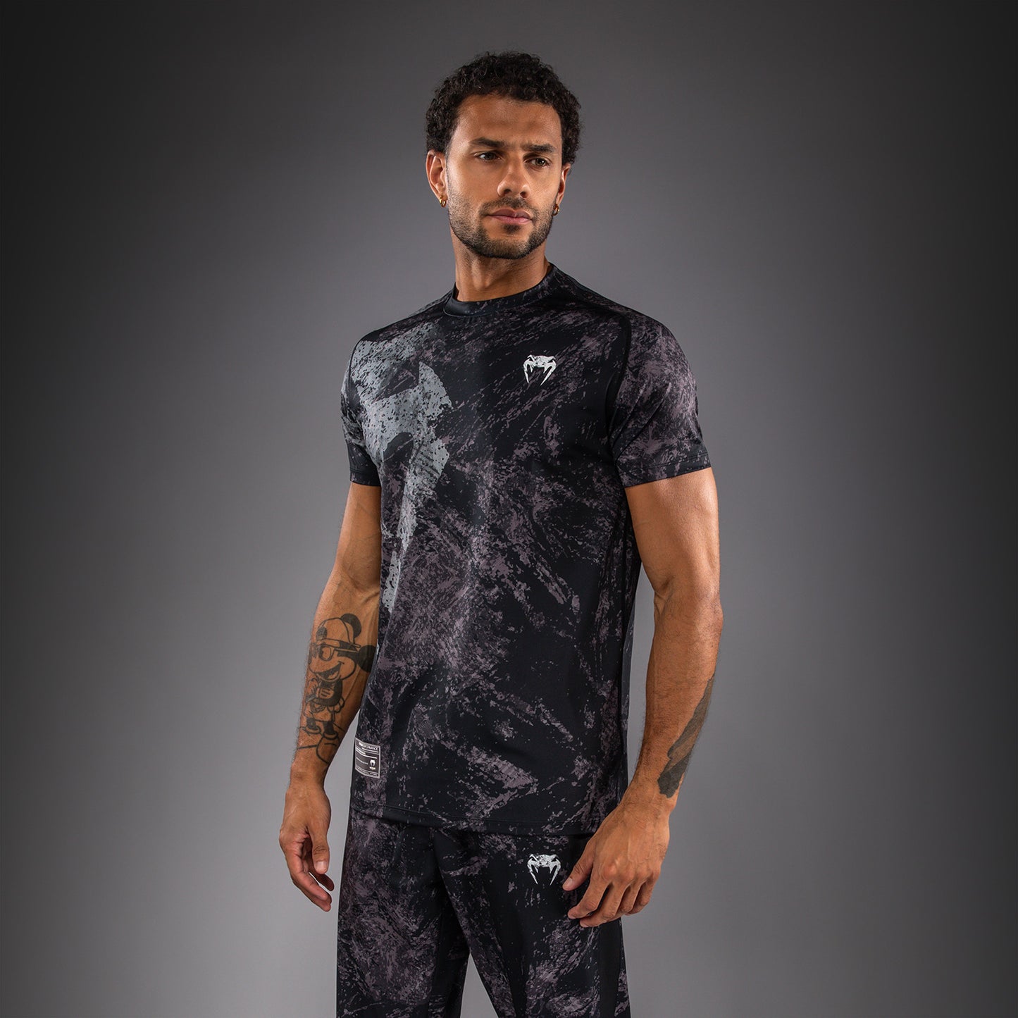Venum Rage & Workout T-shirt Dry Tech - Nero/Grigio