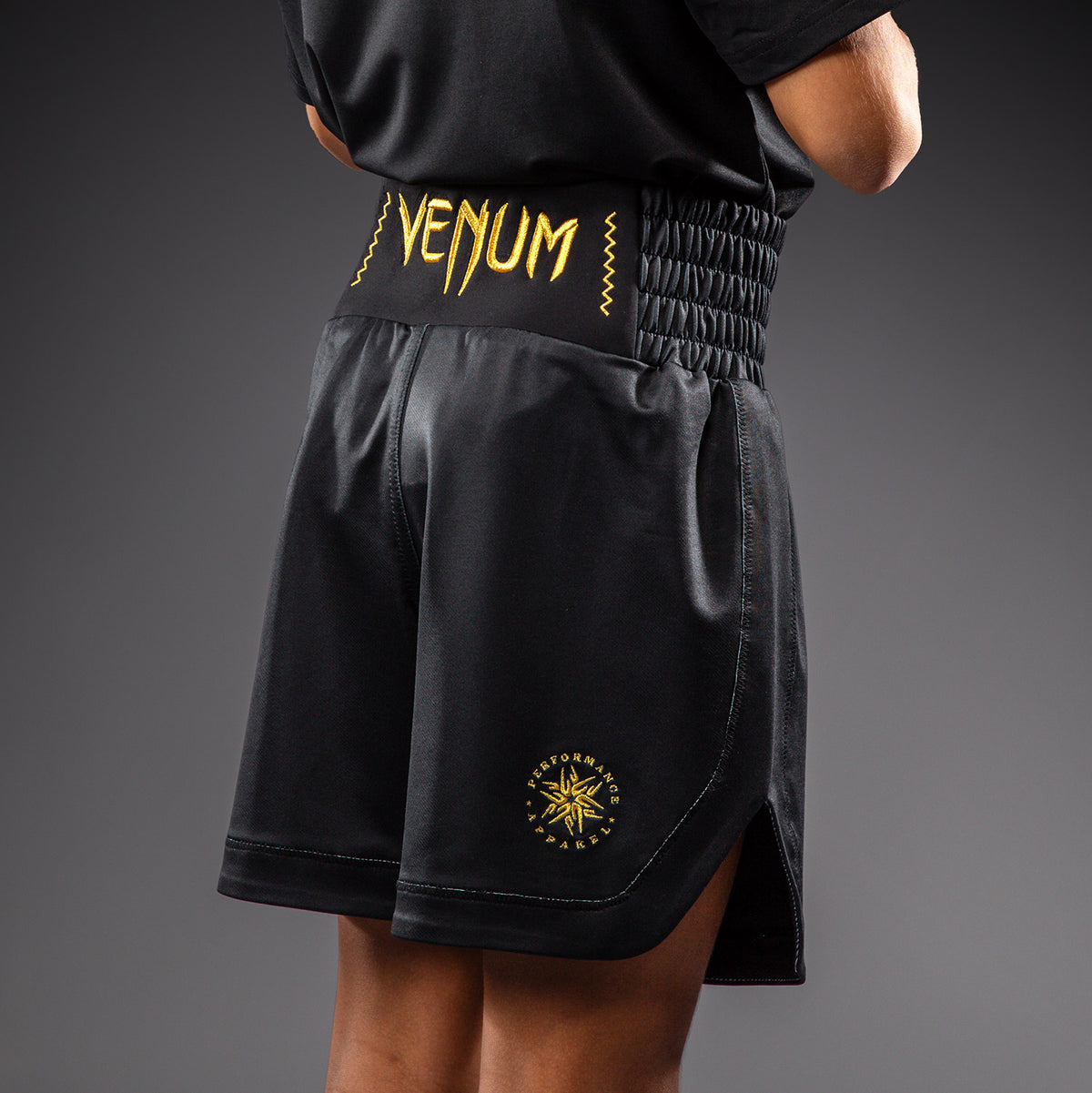 Venum Attack Pantaloncini da boxe per bambini - Nero/Oro