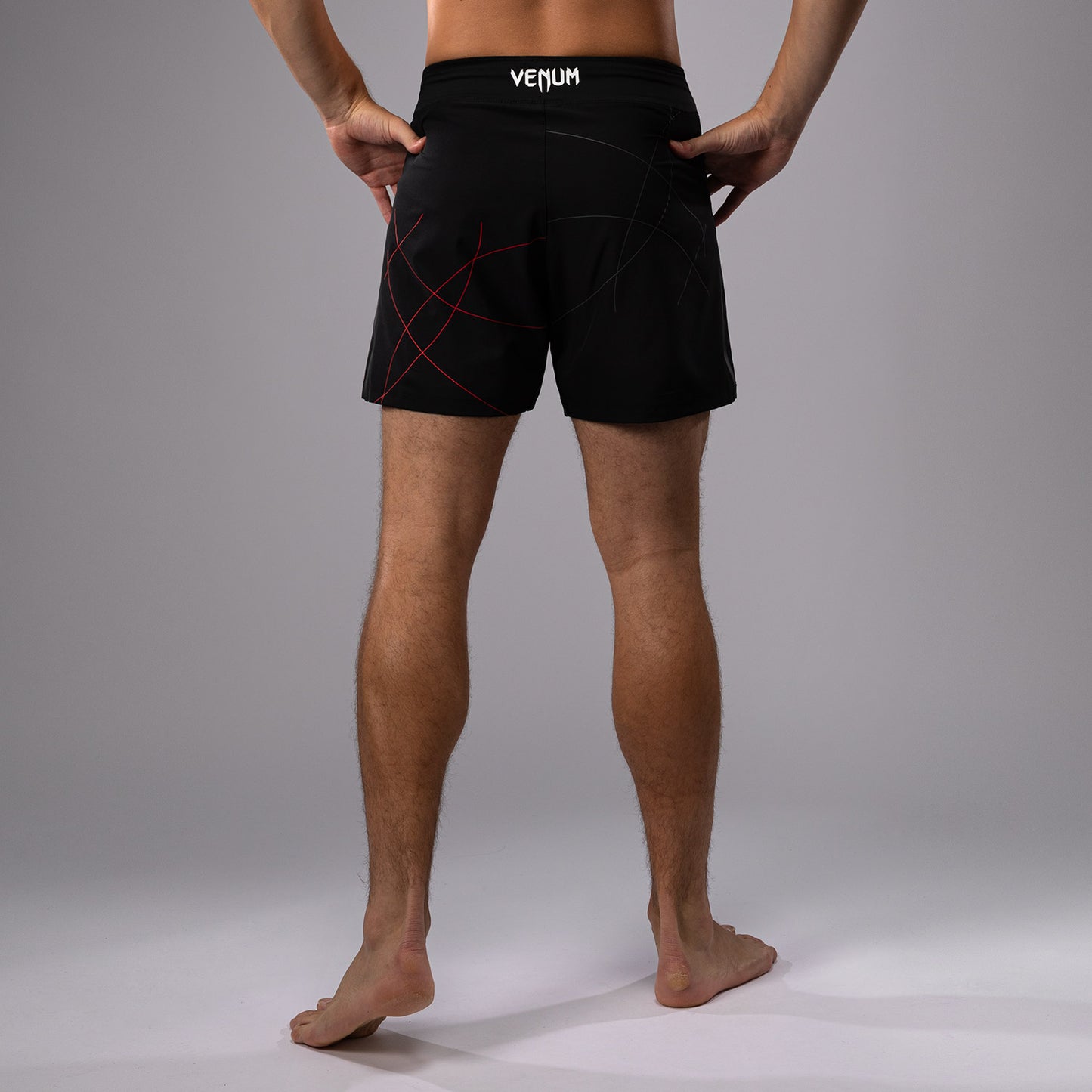 Venum Tactical XT Pantaloncini da combattimento - Nero/Rosso fuoco