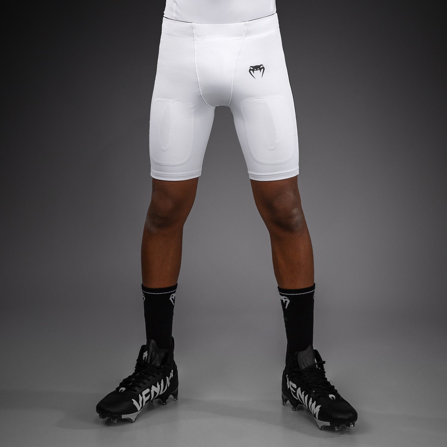 Venum Elite Football Pantaloncini a Compressione per Bambini - Bianco