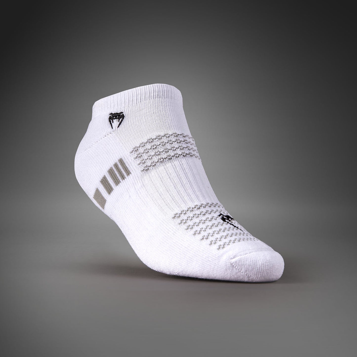 Venum Vector Calze No-Show 3 Pezzi - Bianco/Grigio