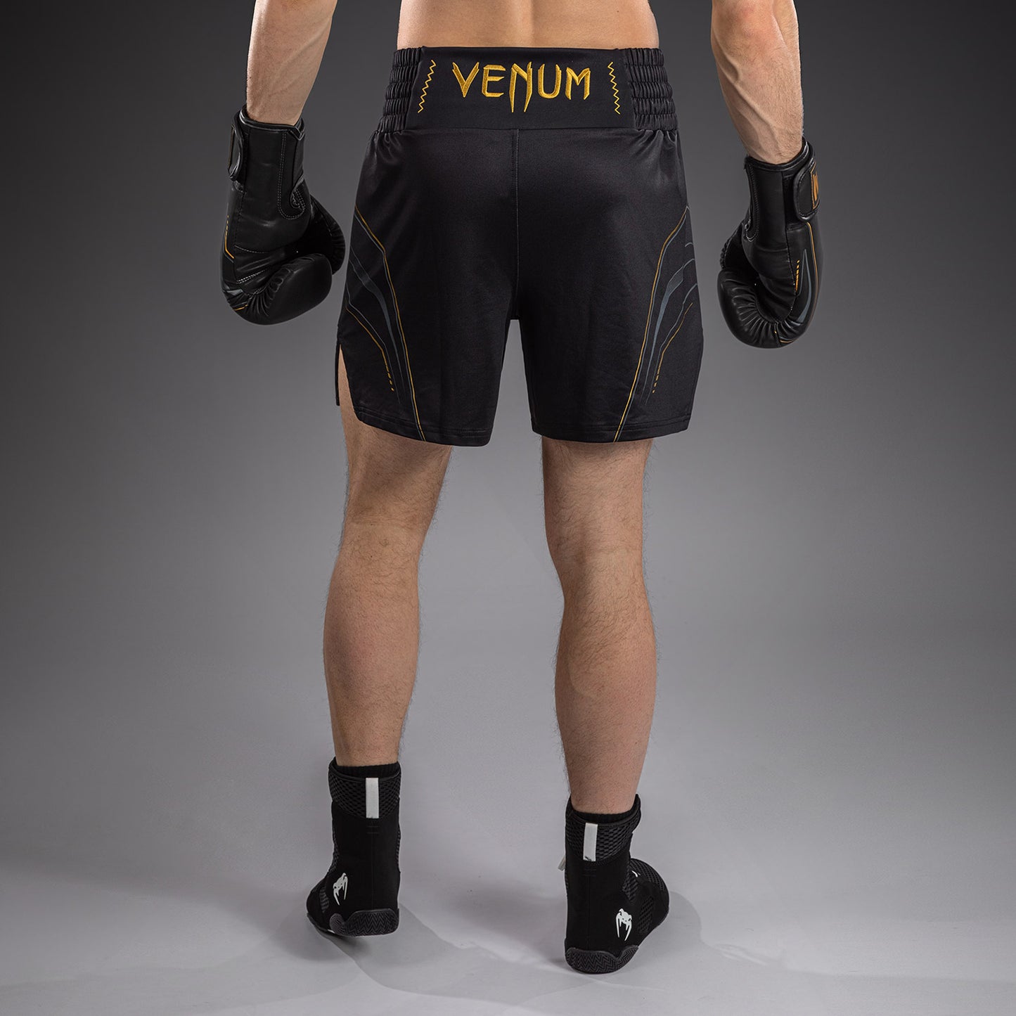 Venum Streamline Pantaloncini da Boxe – Nero/Oro