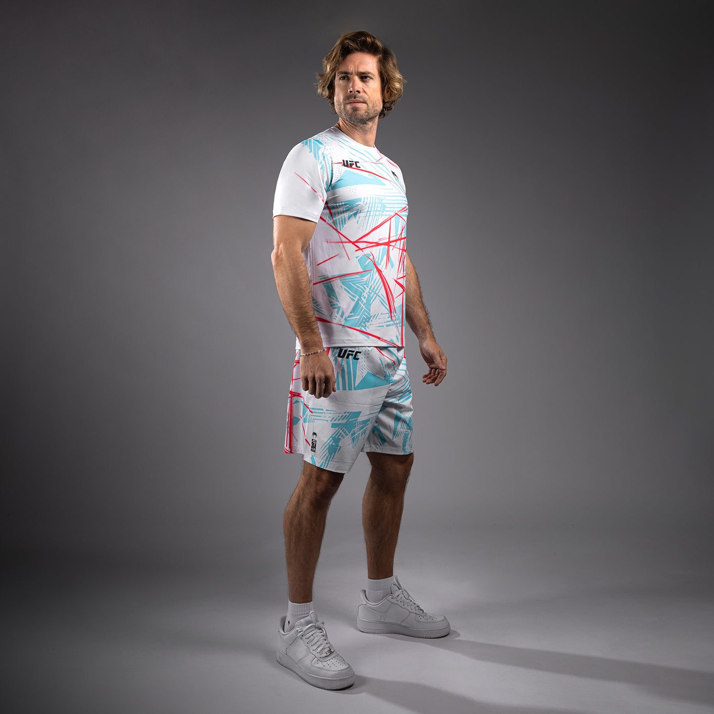 UFC Fusion By Venum Miami Edition Fight Week Maglietta Dry-Tech da uomo - Bianchi