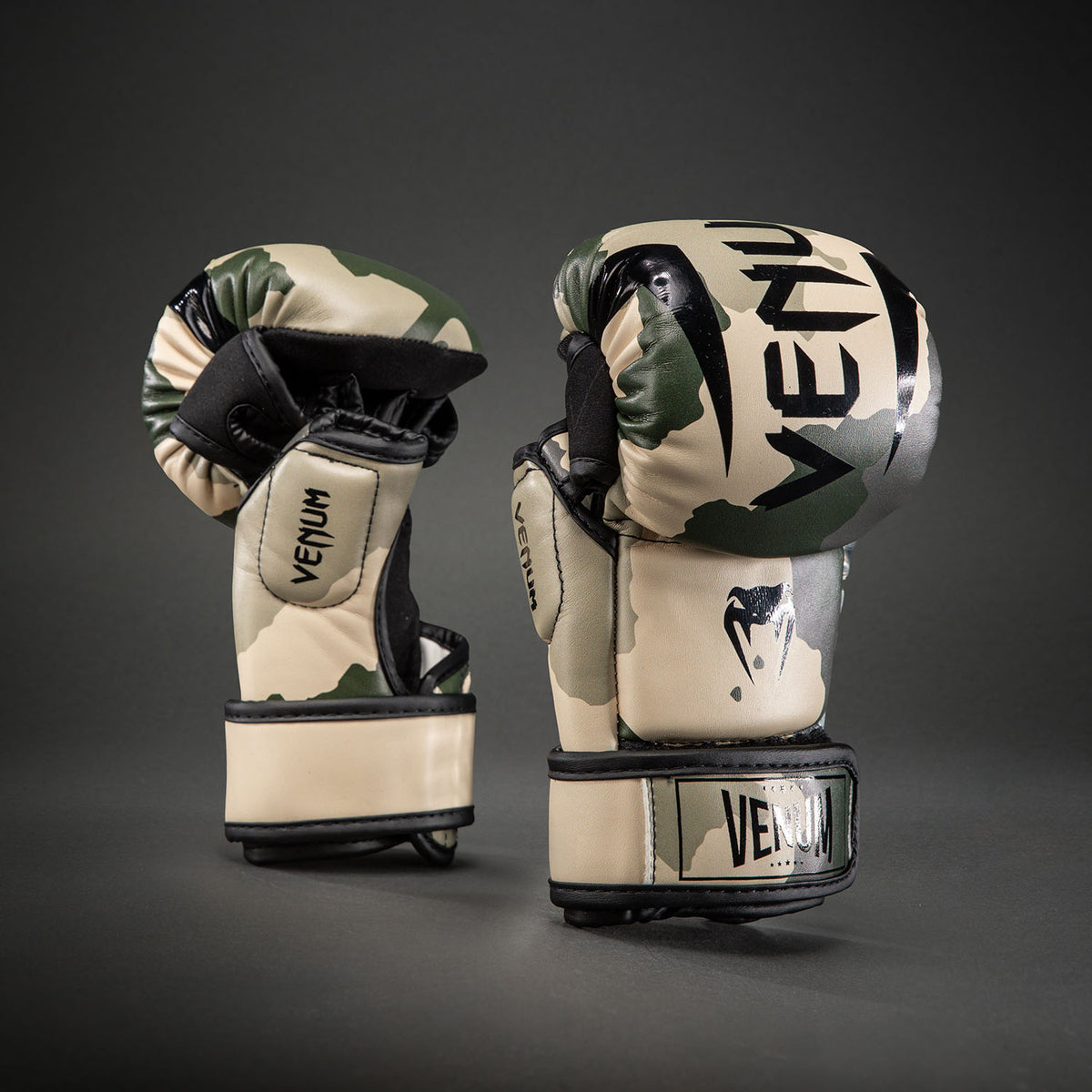 Venum Elite Guanti da Sparring - Kaki/Bianco Sporco