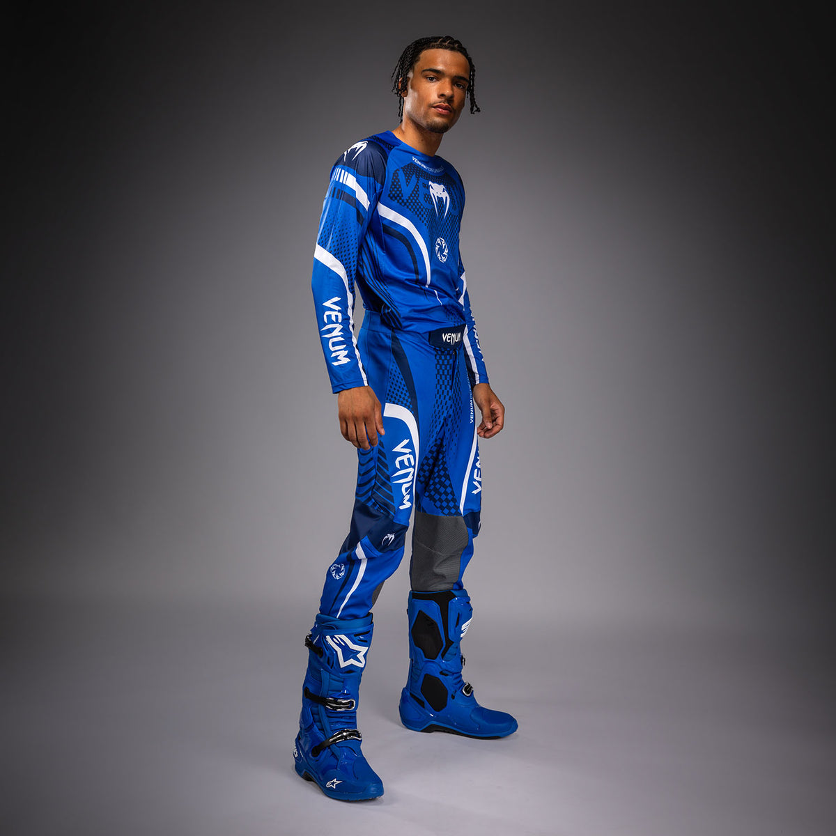 Venum MX Challenger Pantaloni da Motorsports - Blu