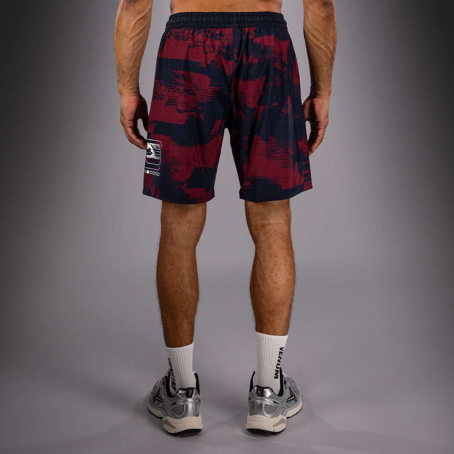 UFC Zenith by Venum Authentic Fight Week Pantaloncini Performance Uomo - Blu navy/Bordeaux/Argento