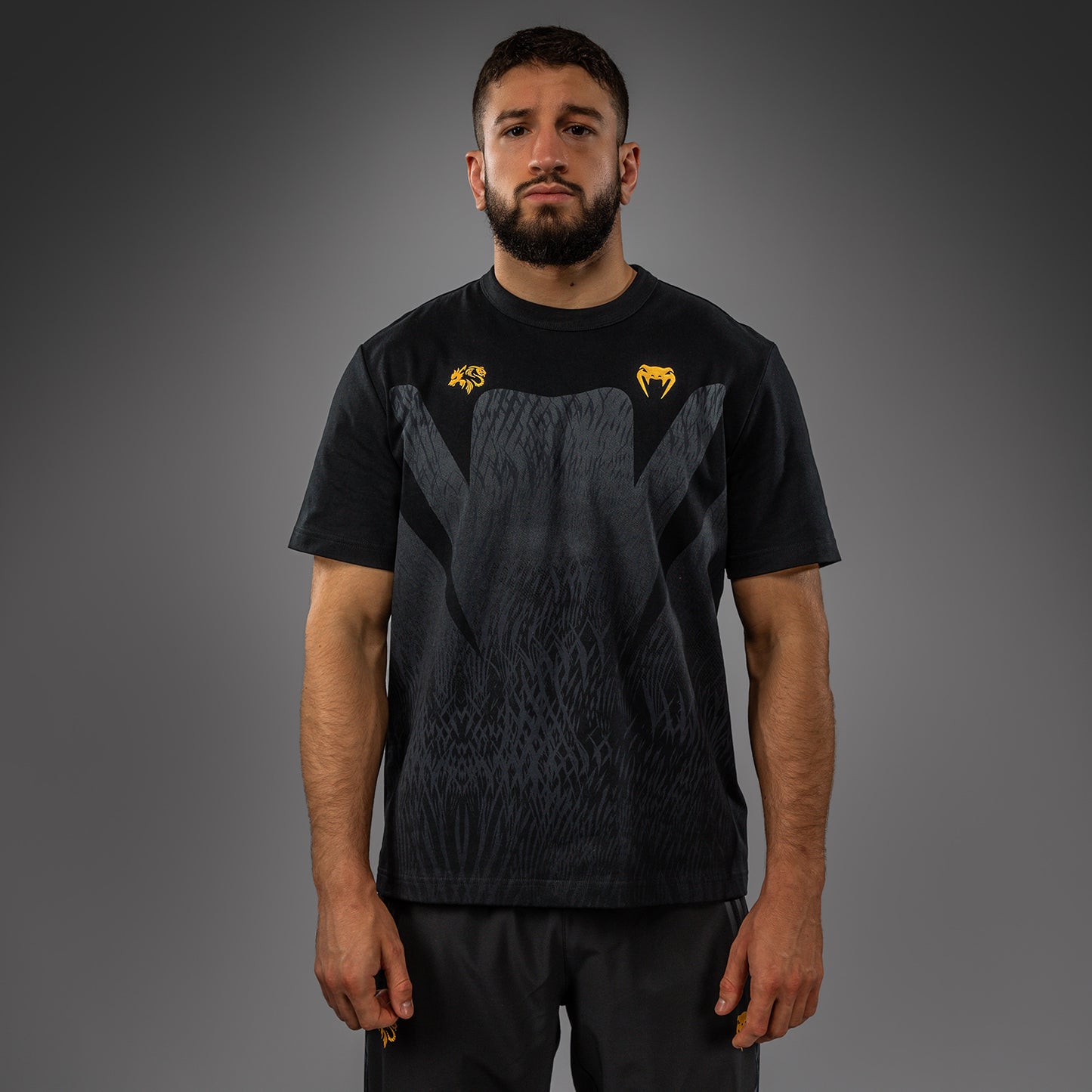 Venum x Chimaev T-shirt - Nero/Grigio