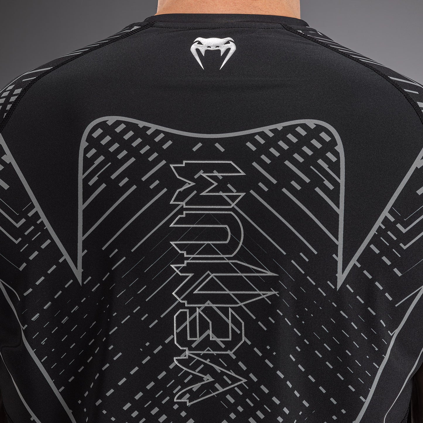 Venum Midnight Fury Maglietta Dry Tech – Nero/Grigio/Argento