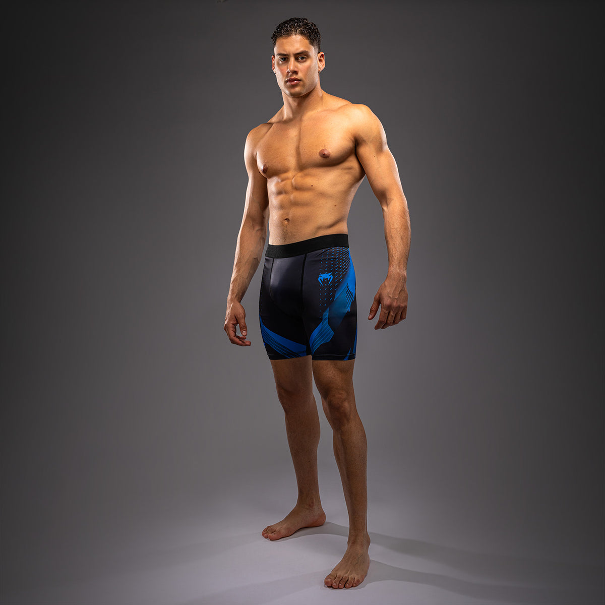 Venum No-Gi 6.0 Pantaloncini a Compressione - Nero/Blu