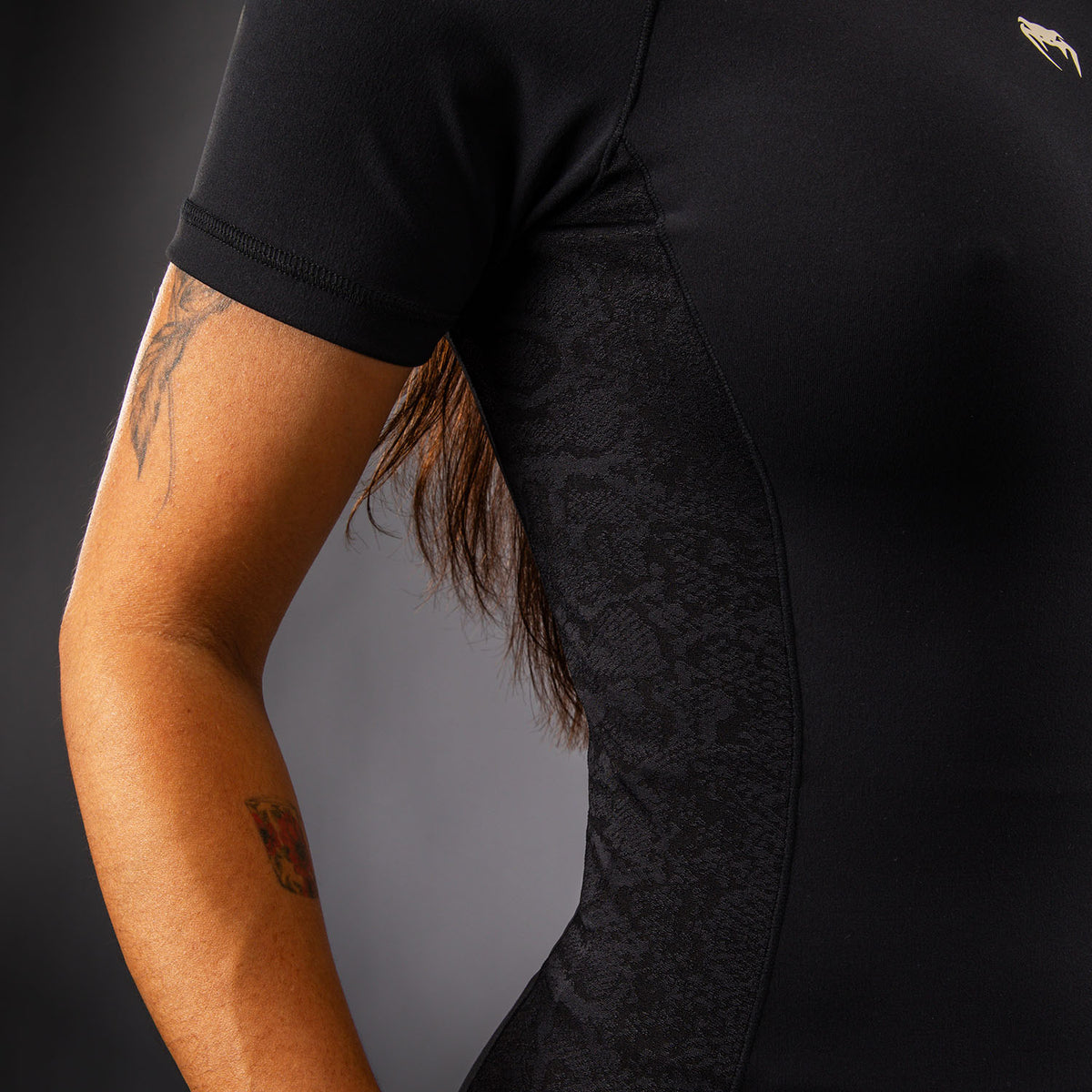 Venum Viper Rashguard a maniche corte da donna - Nero