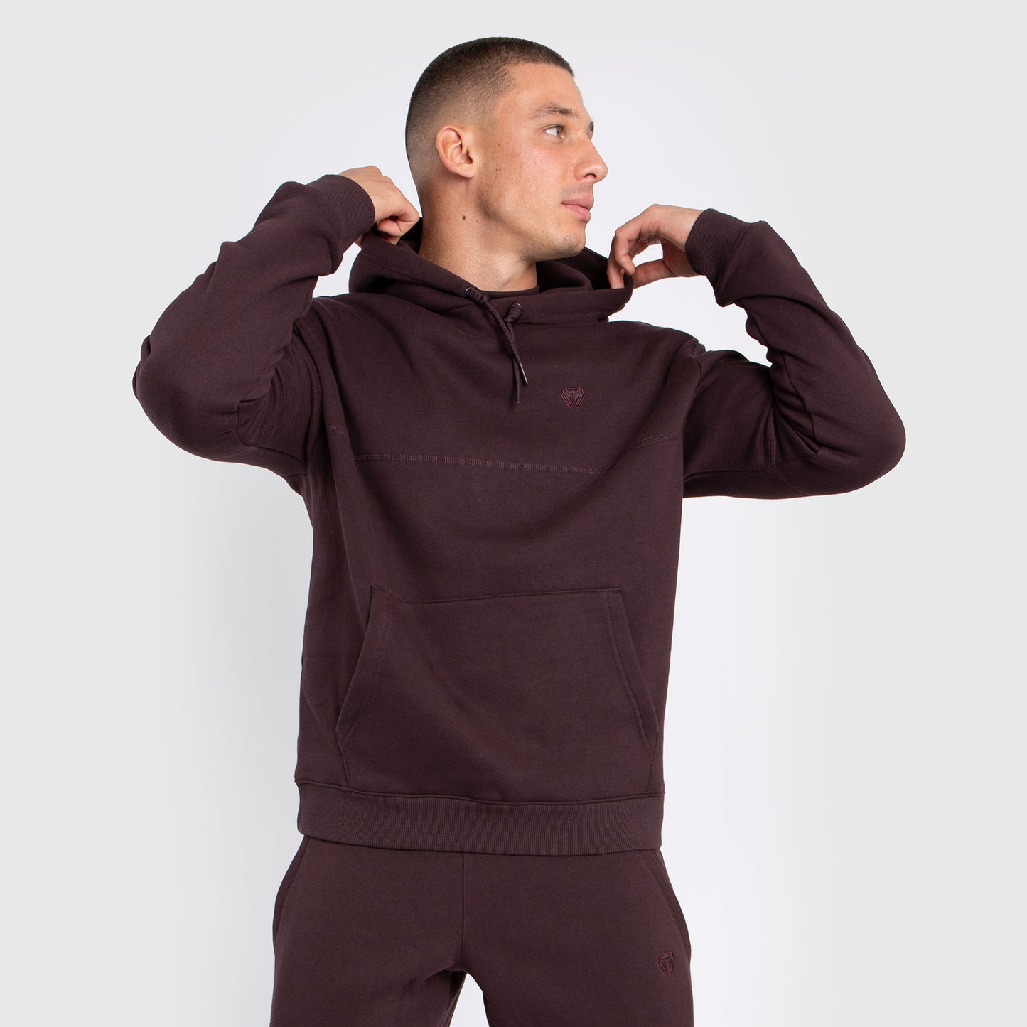 Venum Silent Power Felpa con Cappuccio - Marrone Scuro