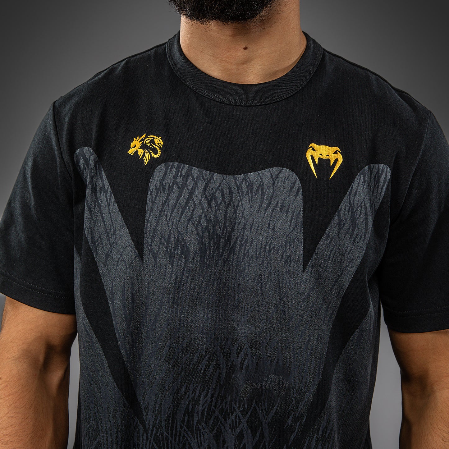 Venum x Chimaev T-shirt - Nero/Grigio