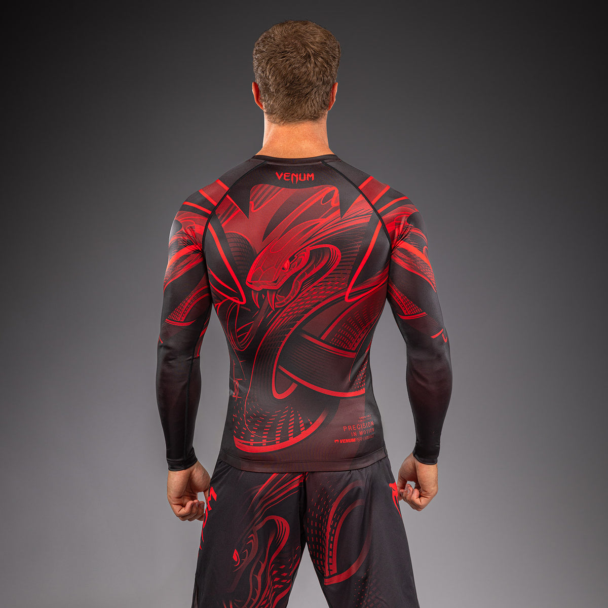 Venum Crimson Viper 2.0 Rashguard a maniche lunghe - Nero/Rosso
