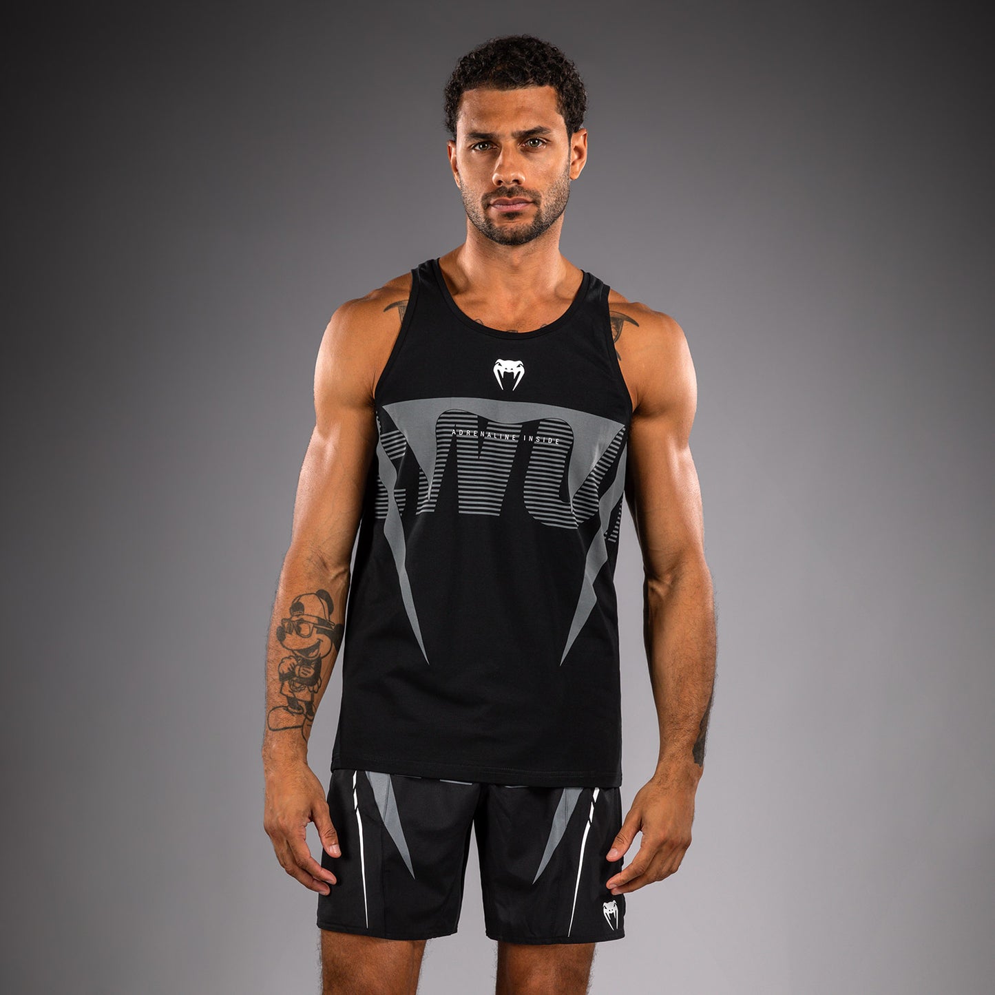 Venum Adrenaline Canotta – Nero/Grigio Argento