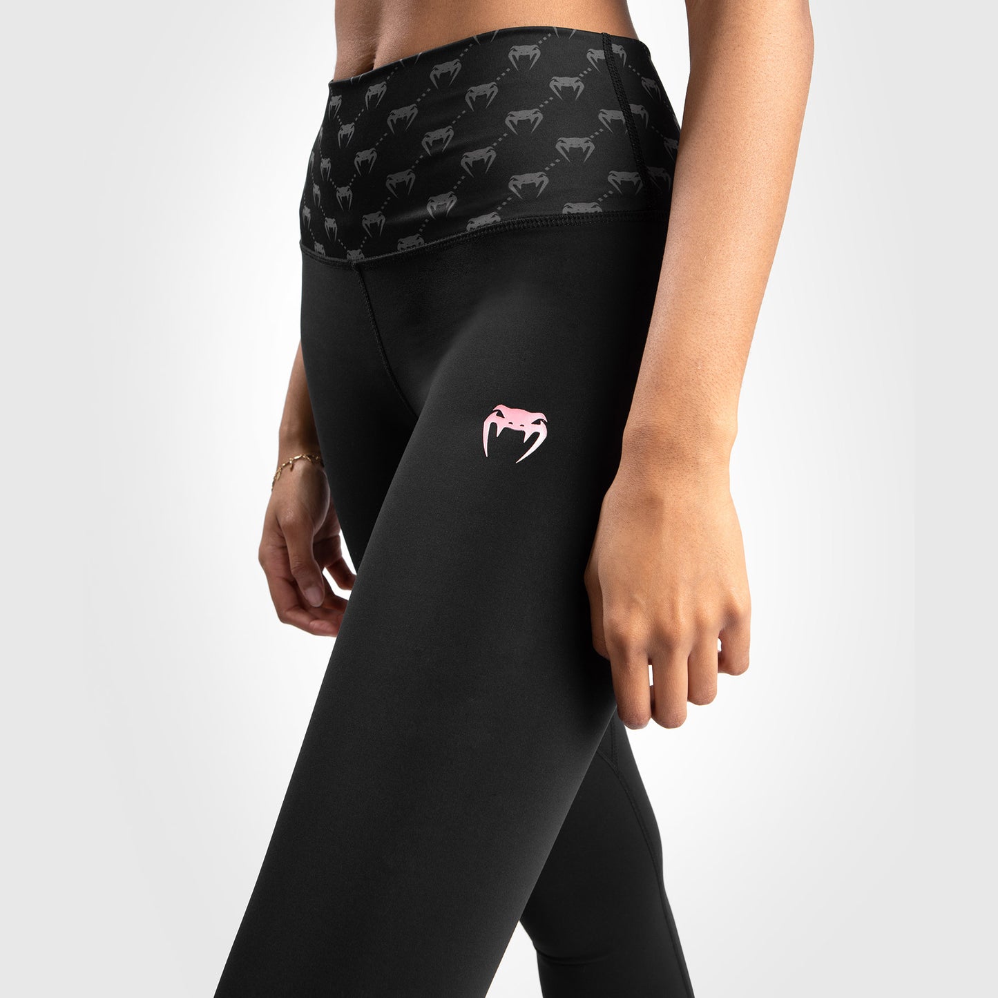 Leggings Monogram Venum – Nero//Oro rosa