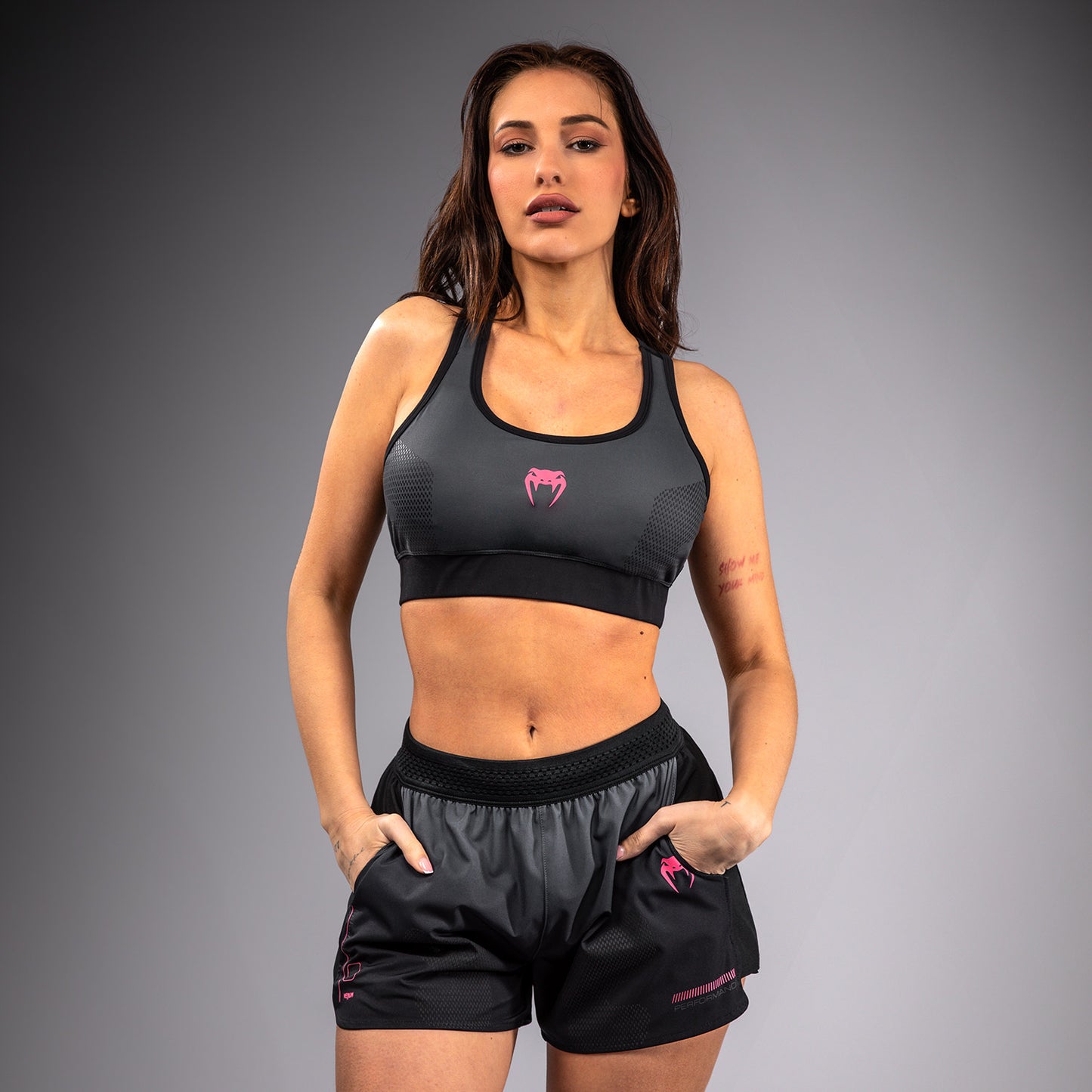 Tactical XT  Reggiseno sportivo - Nero/Grigio Tempesta