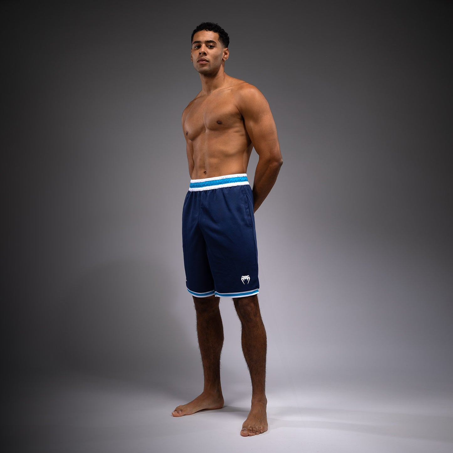Venum x Top Rank Original Pantaloncini da Basket da Uomo - Blu Navy