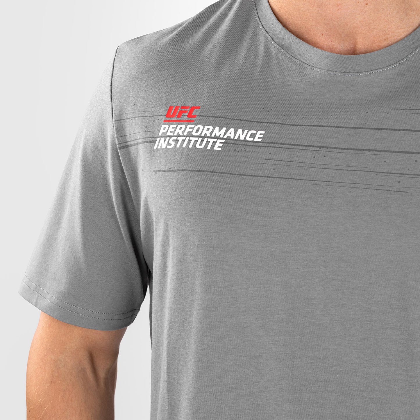 UFC Venum Performance Institute 2.0 Maglietta a maniche corte da Uomo - Grigio