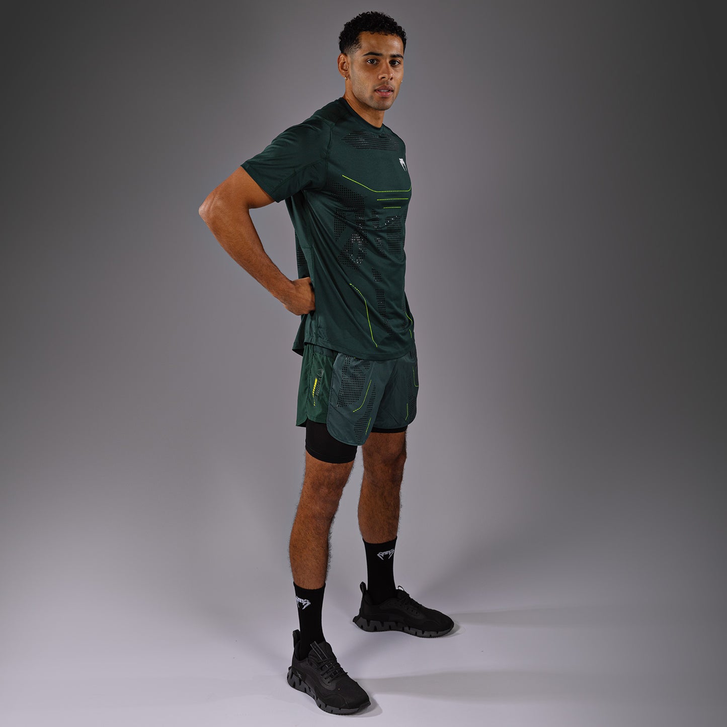 Venum Technical 3.0 Maglietta Dry-Tech - Verde Foresta