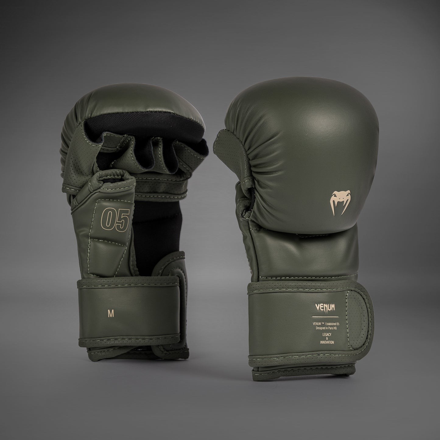 Venum Impact Evo Guanti da Sparring MMA - Verde Militare