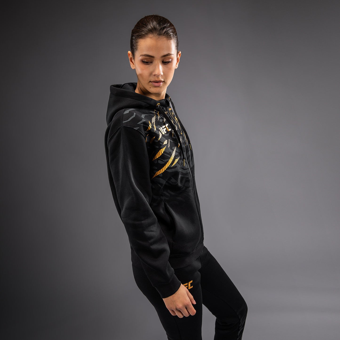 UFC Fusion by Venum Replica Felpa con Zip per Donna - Champion