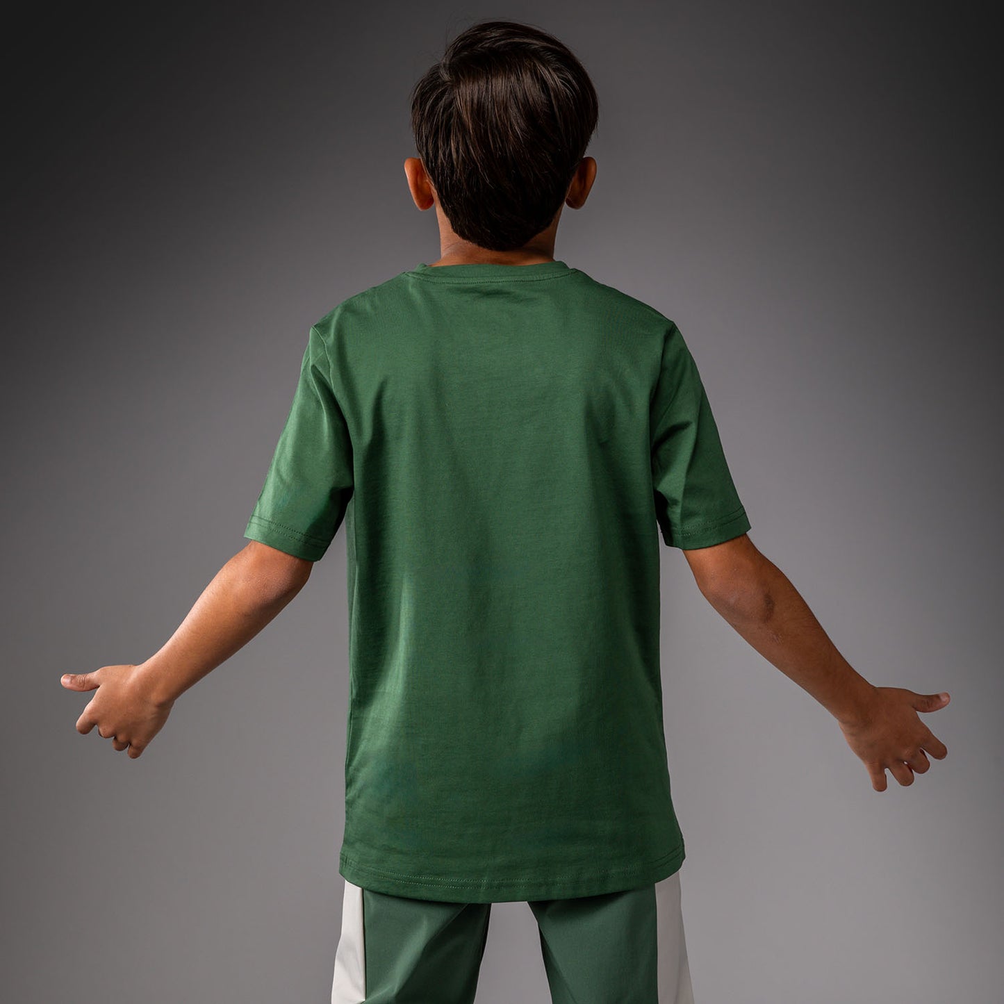 Venum Contender Maglietta per Bambini – Verde Foresta/ Bianco Sporco
