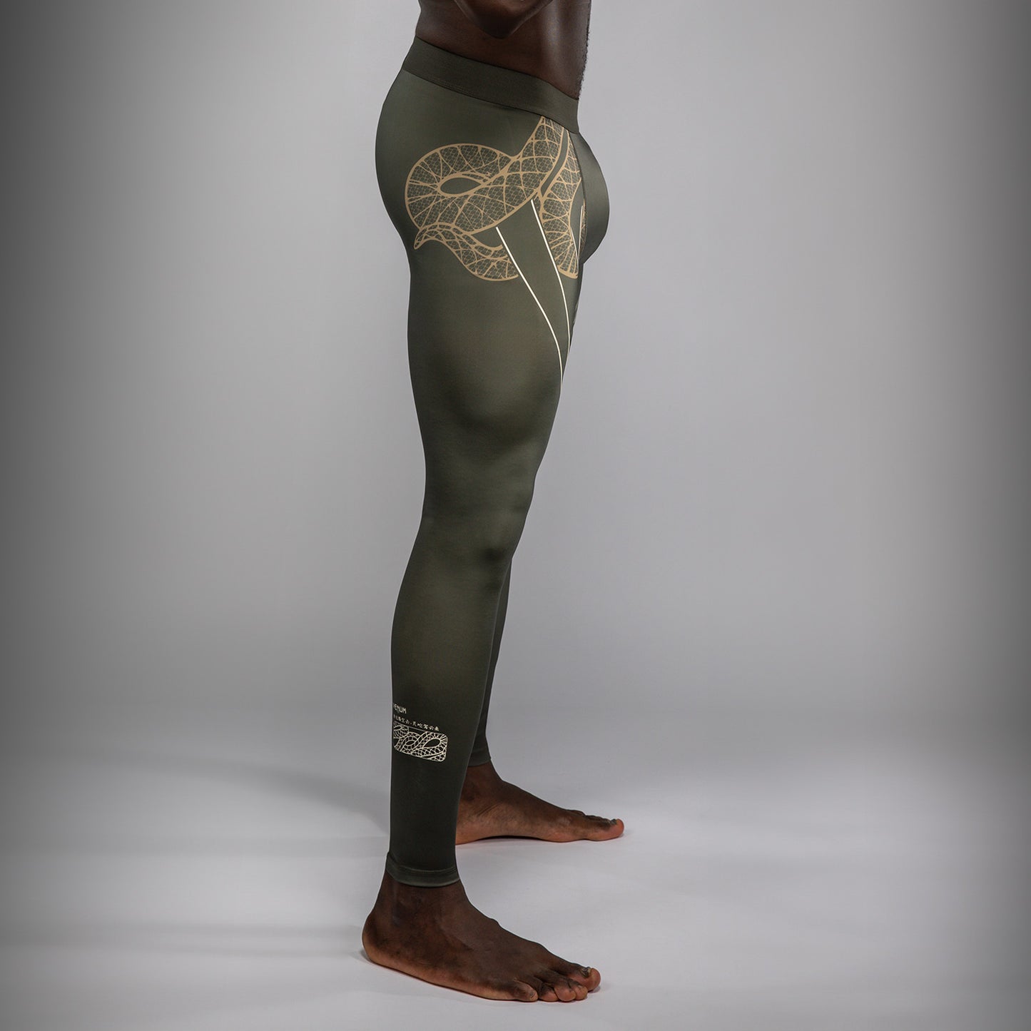 Venum Serpenti Pantaloni Compressivi – Kaki/Bronzo/Ivory