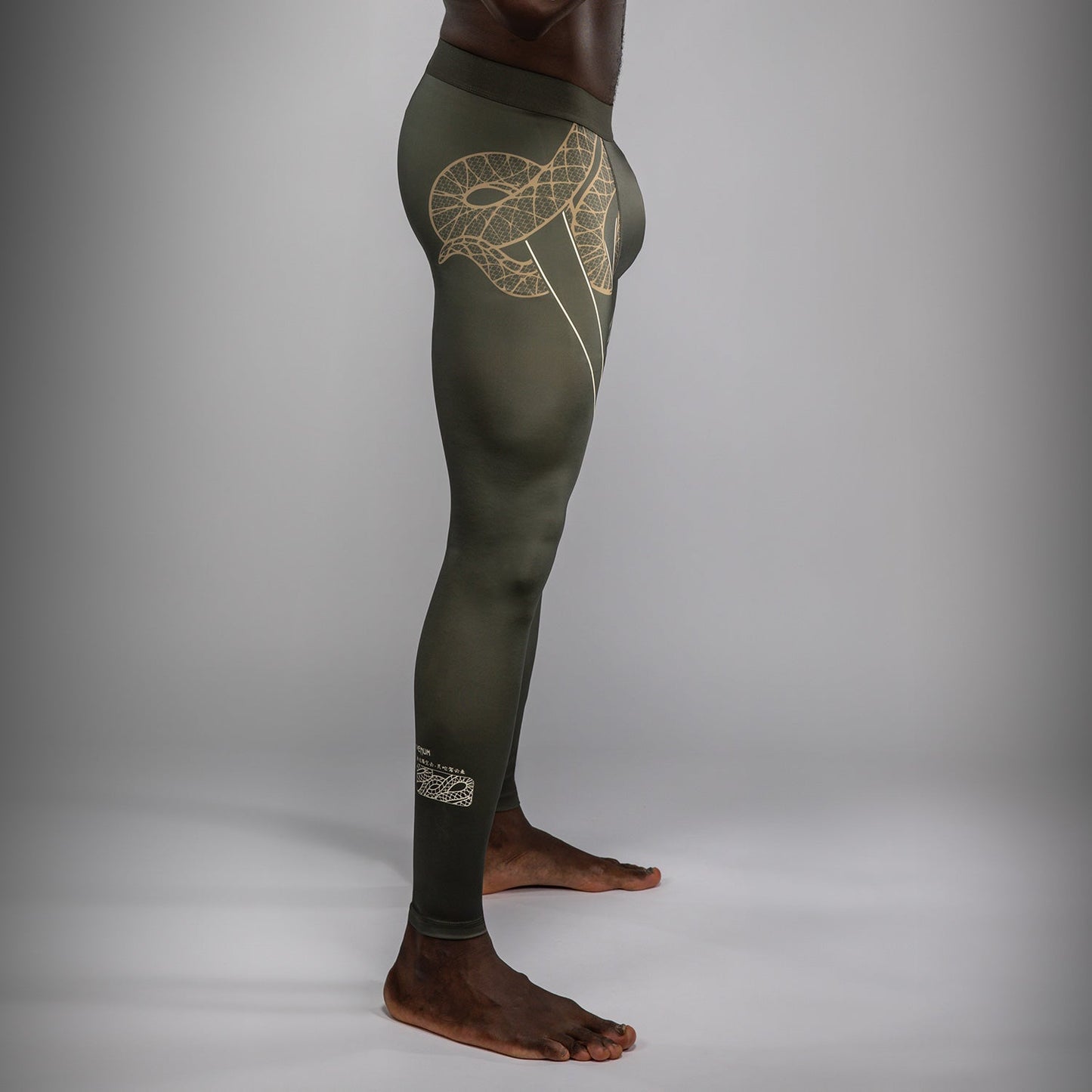 Venum Serpenti Pantaloni Compressivi – Kaki/Bronzo/Ivory