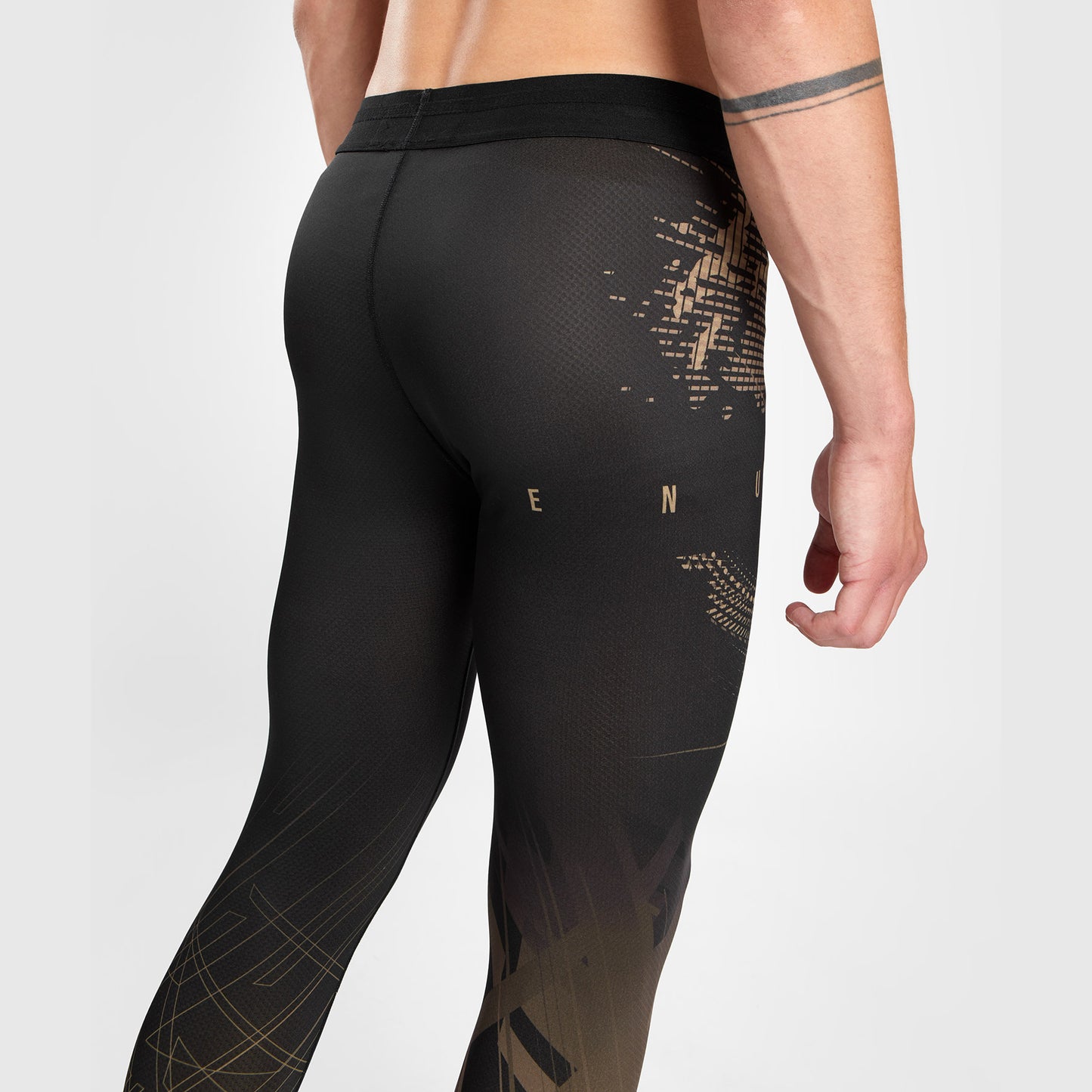 Venum Gorilla Jungle Pantaloni a compressione - Nero/Sabbia