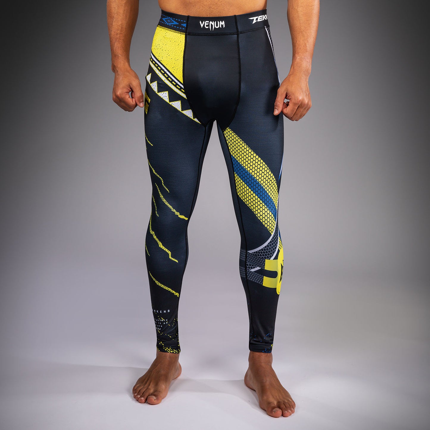 Venum x TEKKEN 8 Spats - King - Nero/Giallo