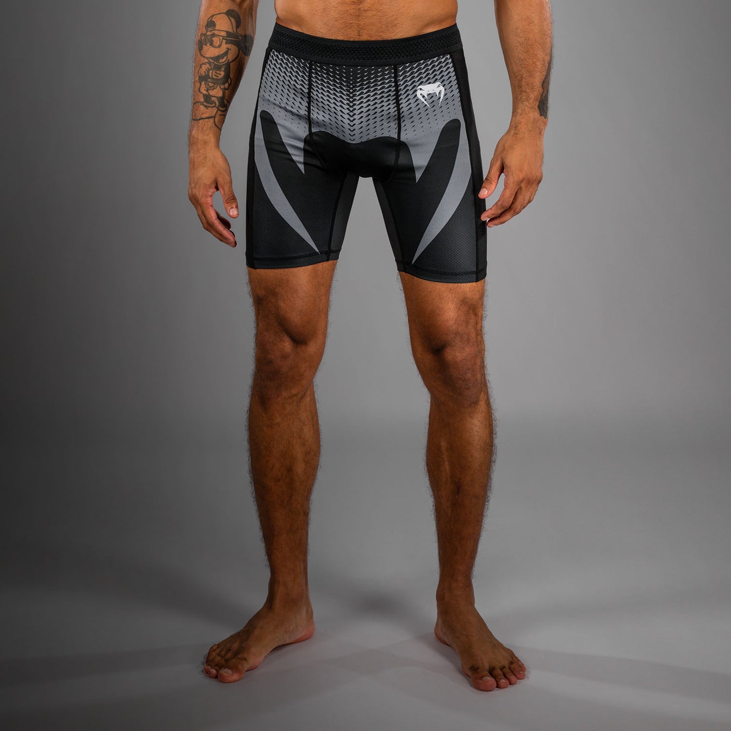 Venum No Gi Vale Tudo Pantaloncini - Nero/Grigio Argento
