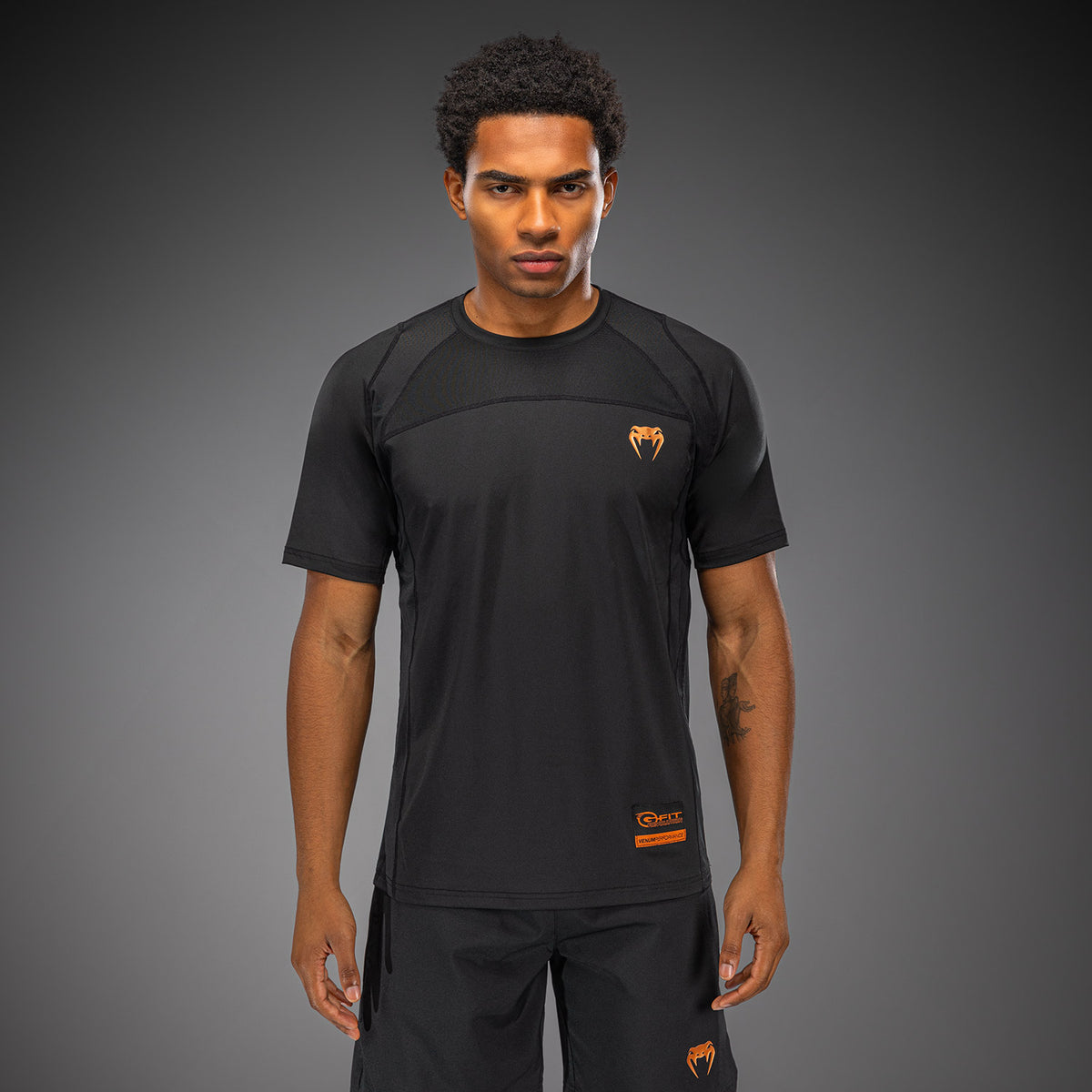 Venum G-Fit Revolution T-shirt Dry Tech - Nero/Rame