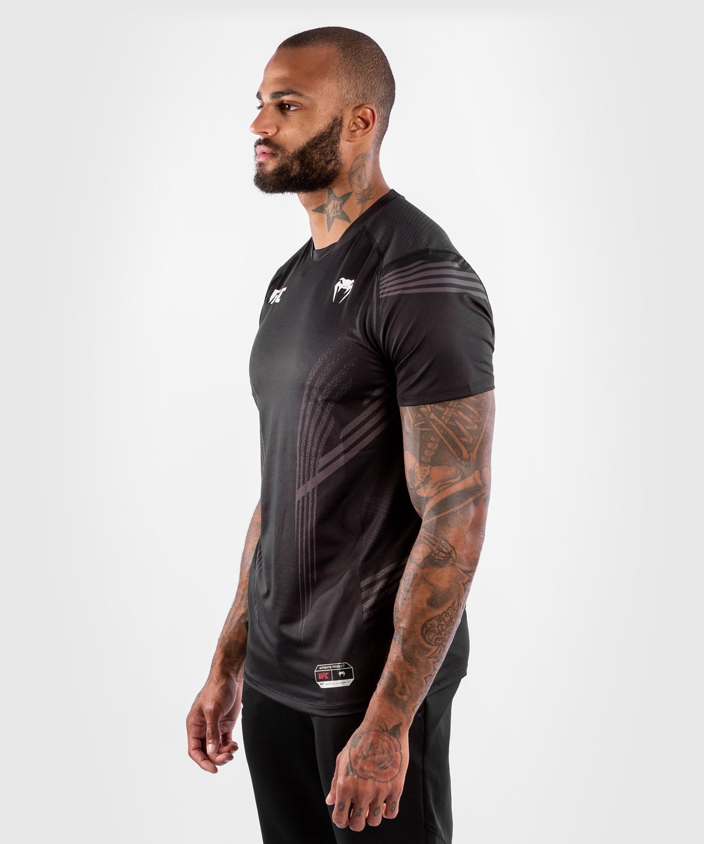Maglia Tecnica Uomo Personalizzata UFC Venum Authentic Fight Night - Nero