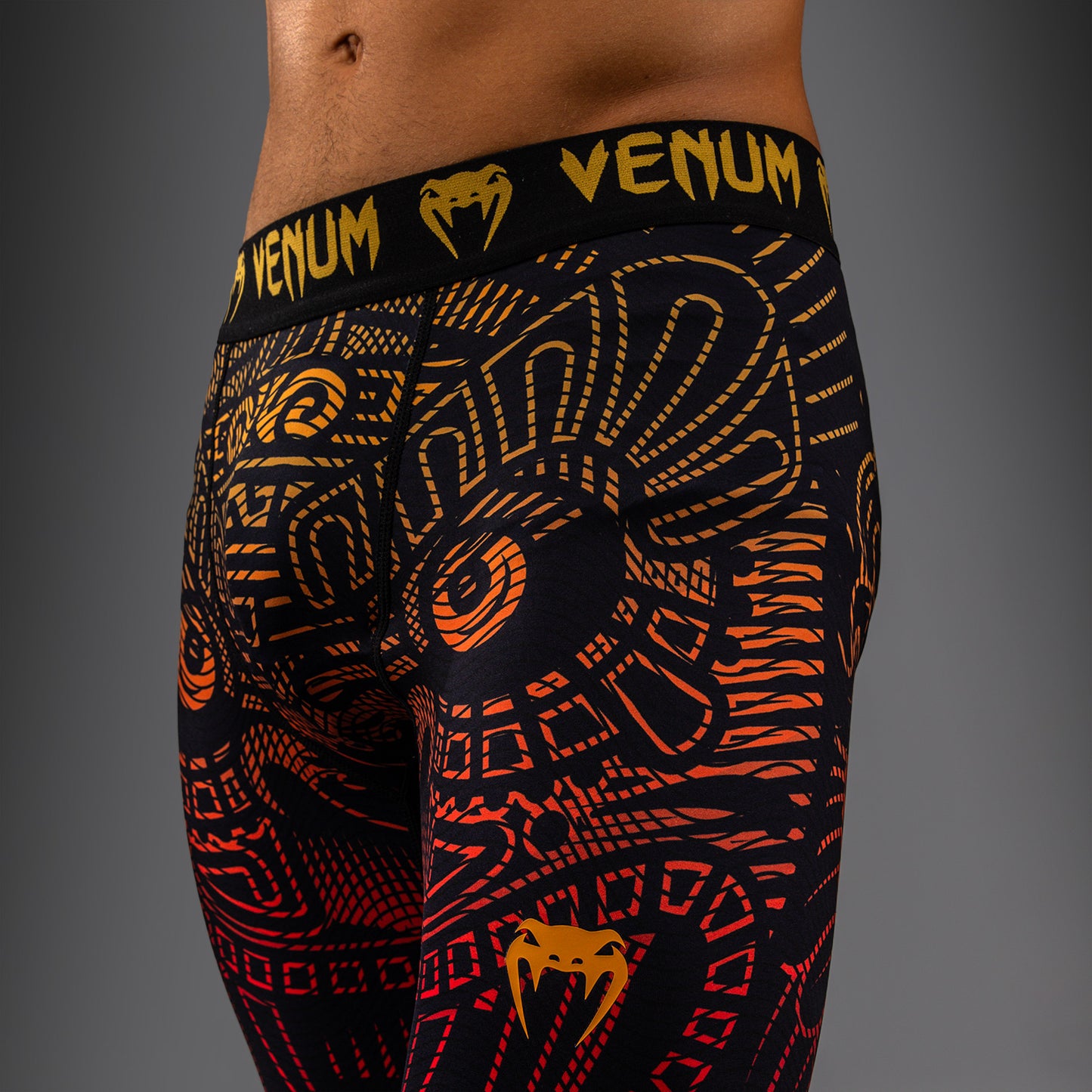 Venum Quetzal Fury Guantoni Vale Tudo - Nero/Rosso Fury/Arancione