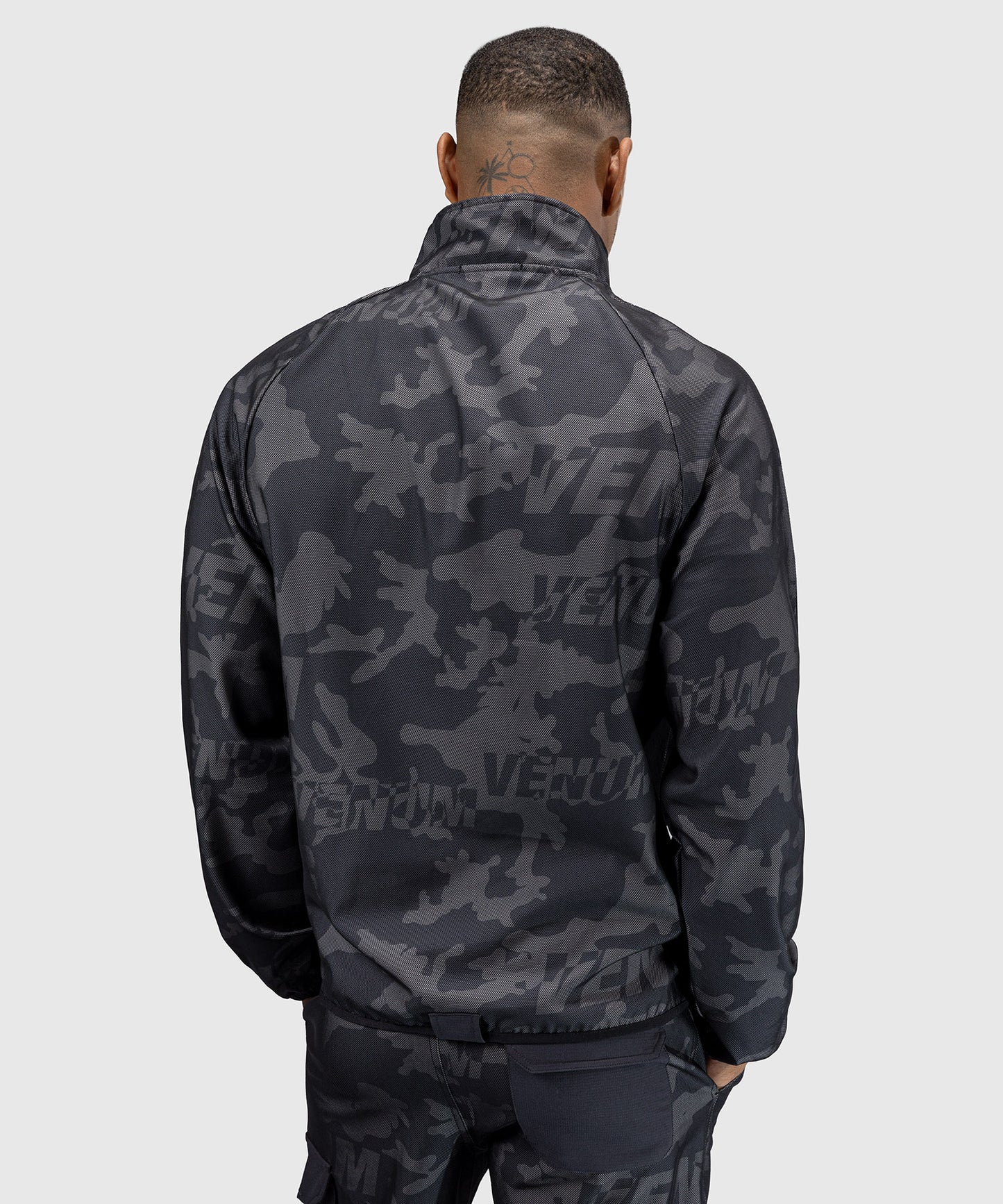 Venum Trooper Giacca della Tuta da Uomo - Nero/Grigio Scuro