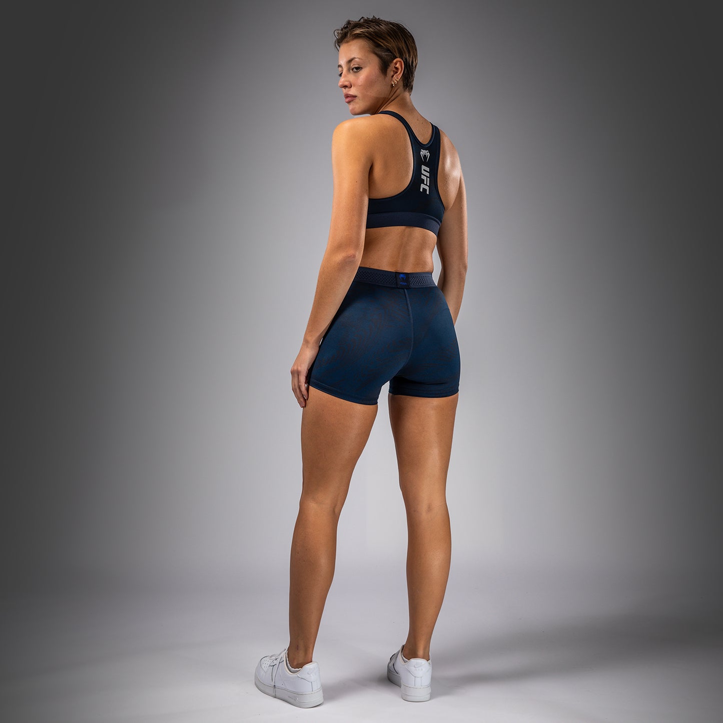 UFC Fusion by Venum Fight Week Vale Tudo Shorts per Donna - Blu oceanico